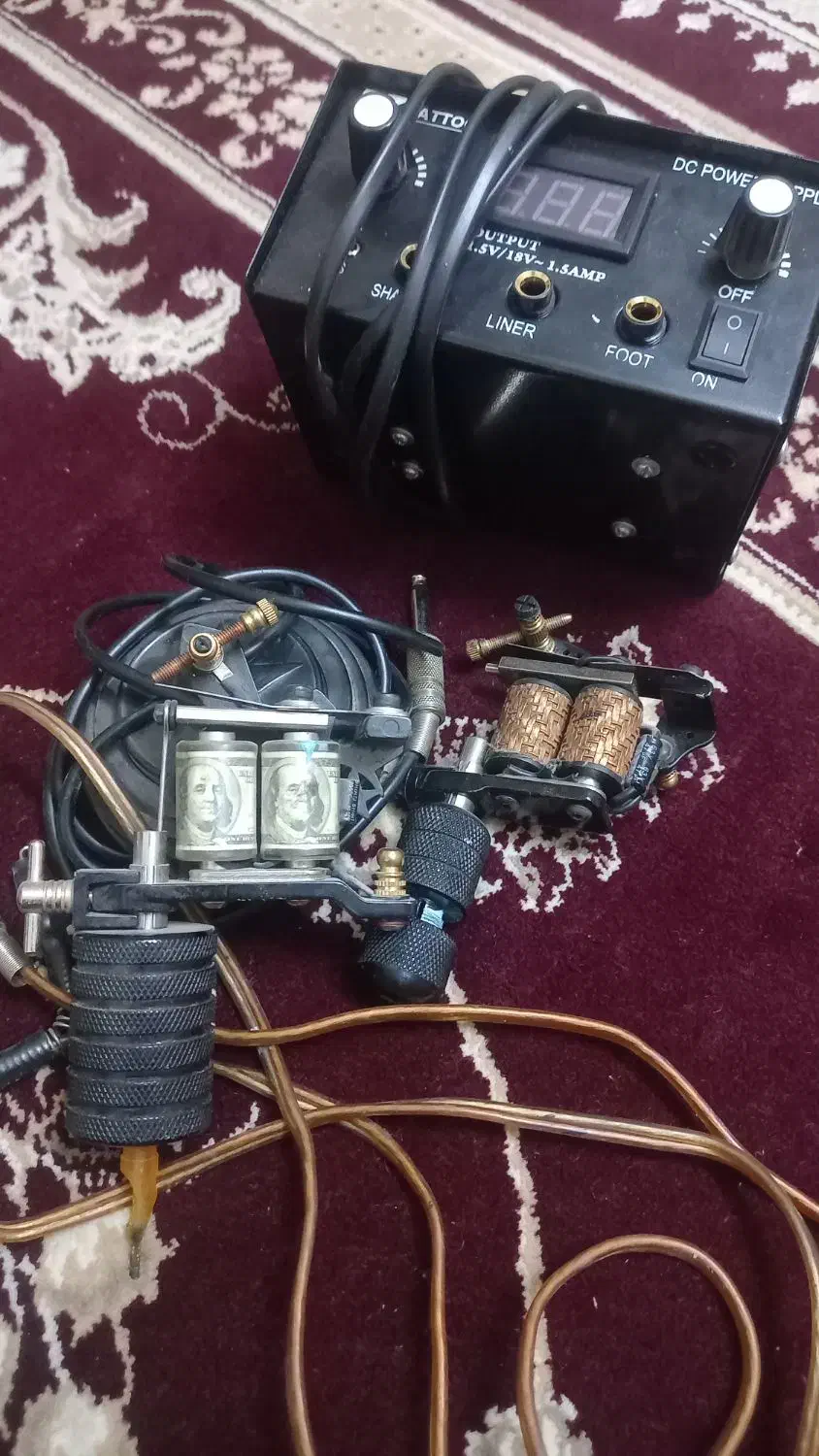 دستگاه تاتو با همه وسایل قیمت خوب|آرایشی، بهداشتی، درمانی|اصفهان, ابر|دیوار