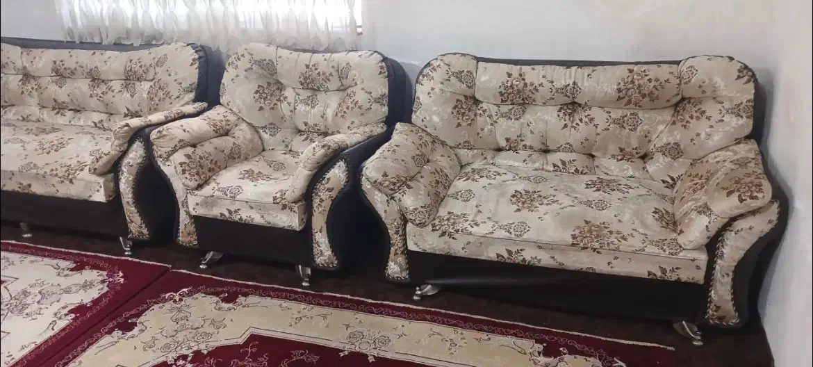 مبل ۷نفره|مبلمان خانگی و میز عسلی|چاف و چمخاله, |دیوار
