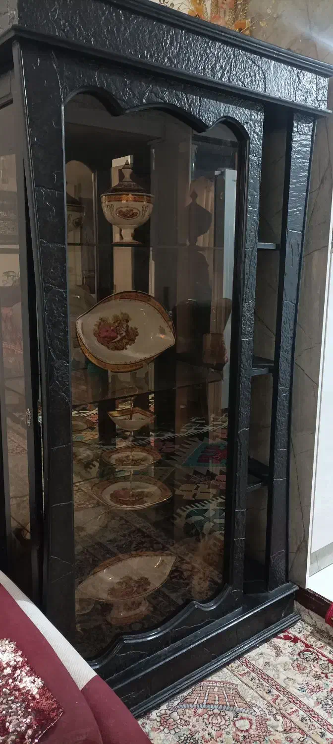 بوفه طرح سنگ وچوبی|بوفه، ویترین، کنسول|زاهدان, |دیوار