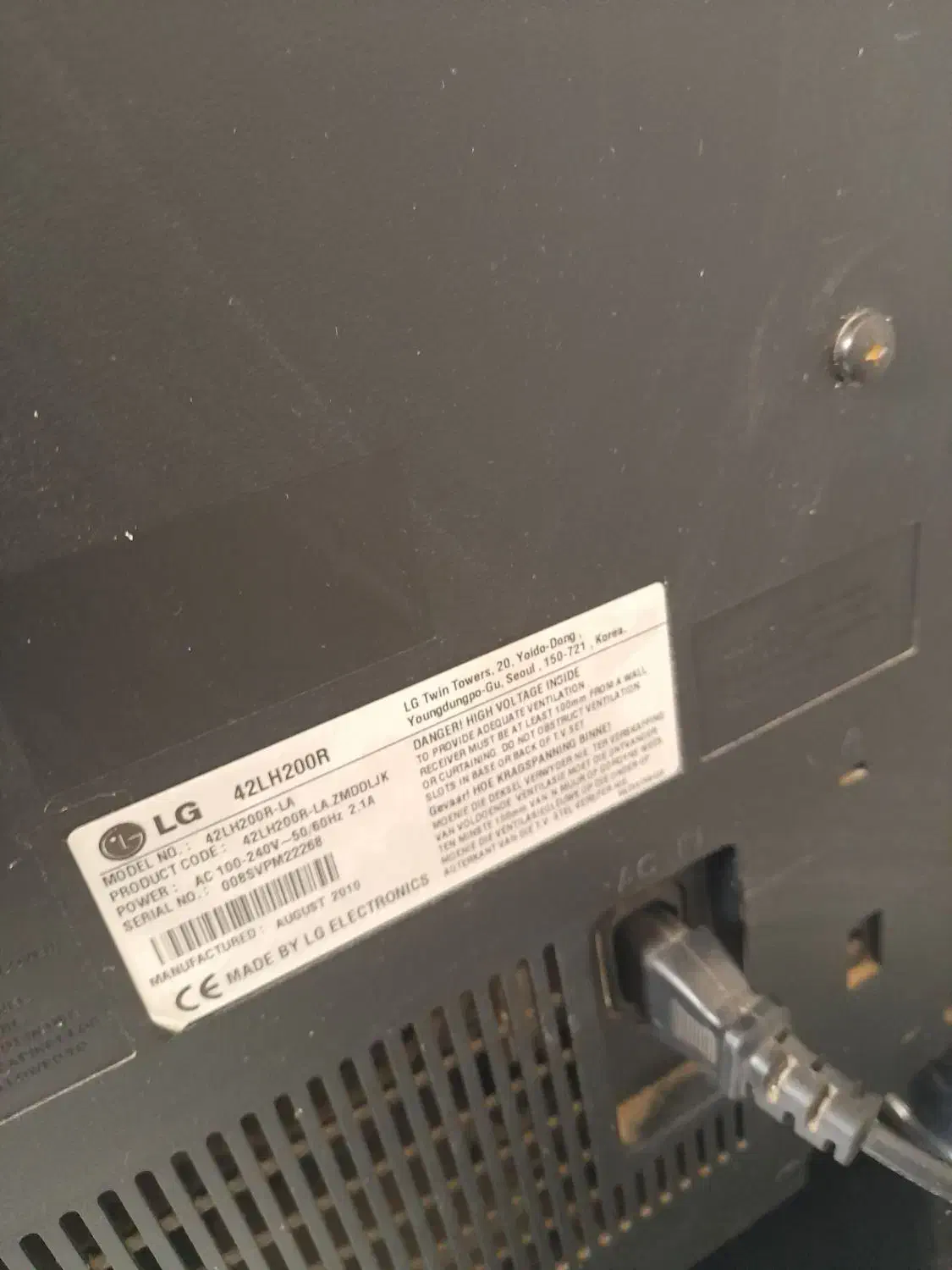 تلویزیون ۴۲ اینچ مدل ال جی|تلویزیون و پروژکتور|کرمانشاه, |دیوار