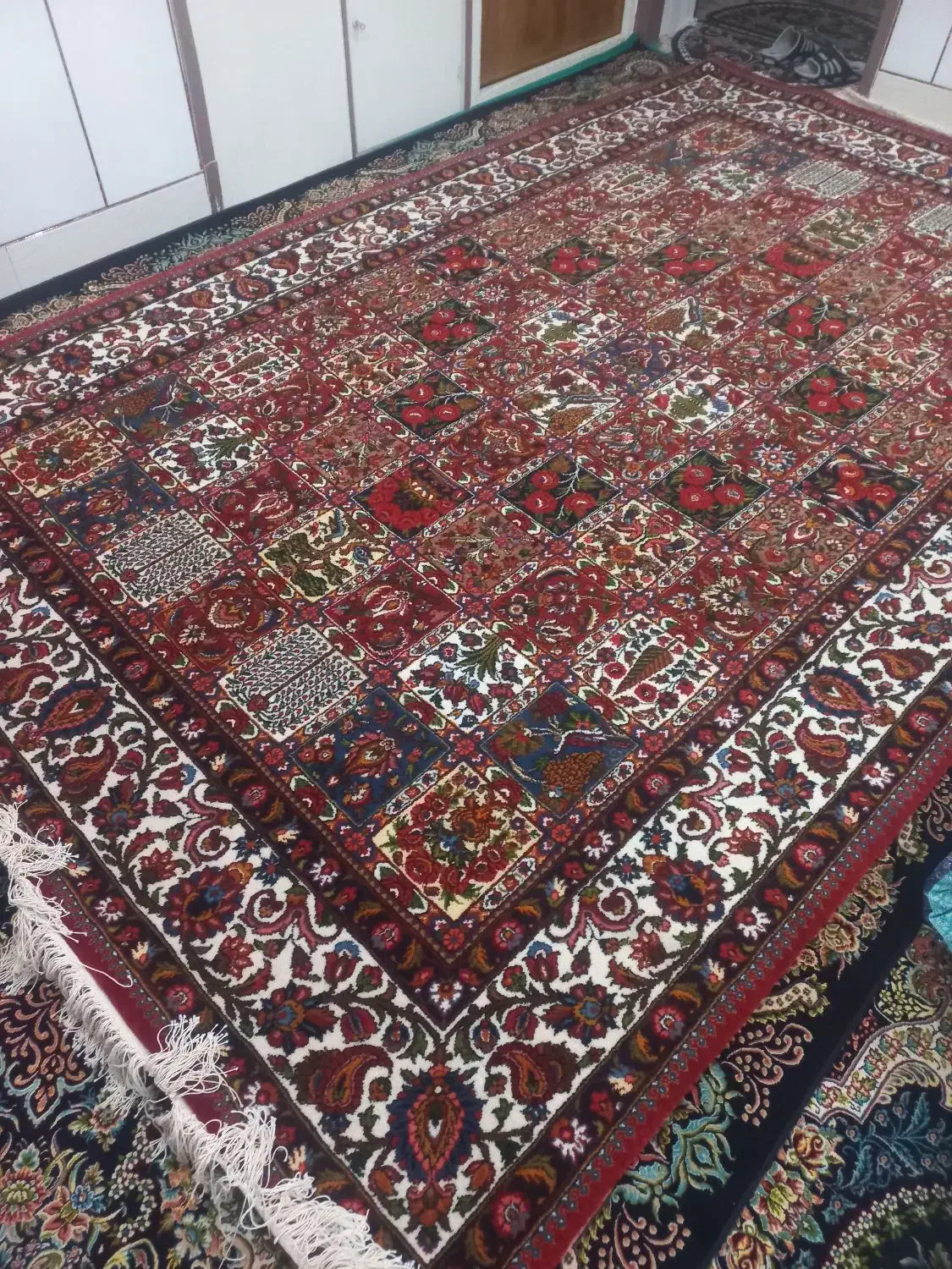 قالی دست باف|فرش|شهرکرد, |دیوار