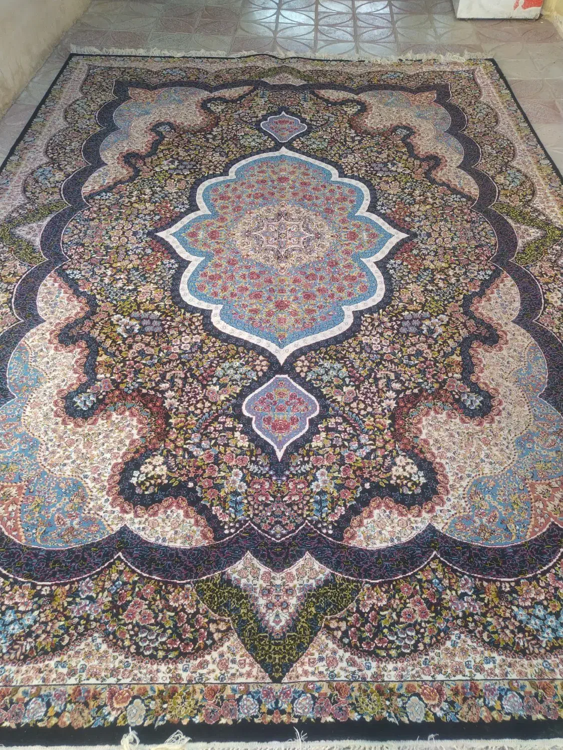 دو تا فرش12متری جنس نخی|فرش|نورآباد, |دیوار