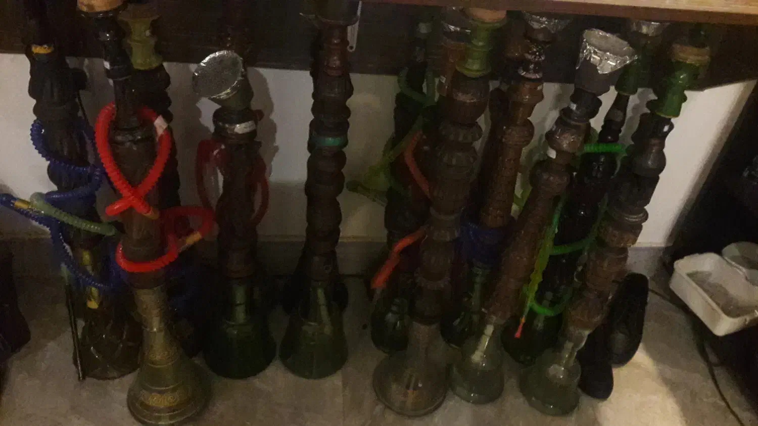 قلیان تنه چوبی|کلکسیون و سرگرمی|آستارا, |دیوار