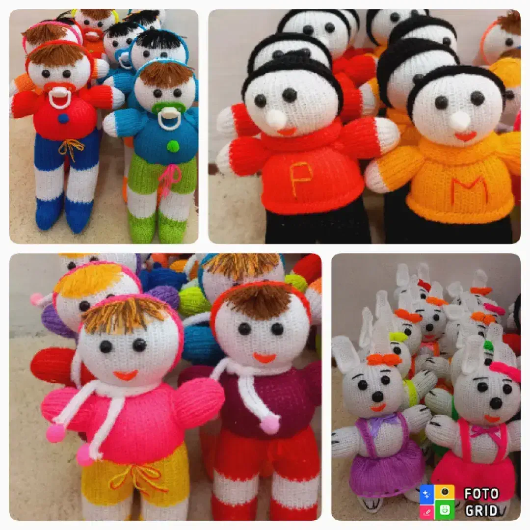 عروسک کاموایی|صنایع دستی و سایر لوازم تزئینی|رشت, توشیبا|دیوار