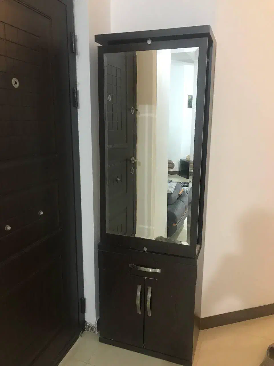 جاکفشی شیک آیینه دار|جاکفشی، کمد، دراور|رامسر, |دیوار