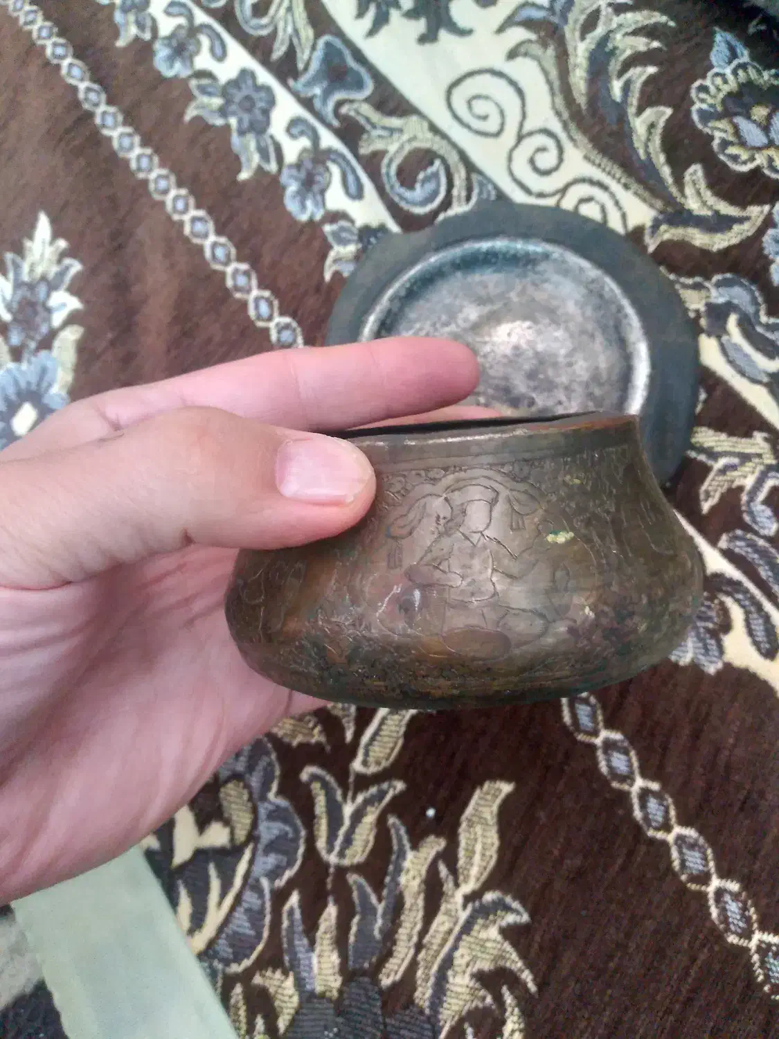 سرقلیون قدیمی قلم صفوی کهنه|کلکسیون اشیاء عتیقه|تهران, دکتر هوشیار|دیوار