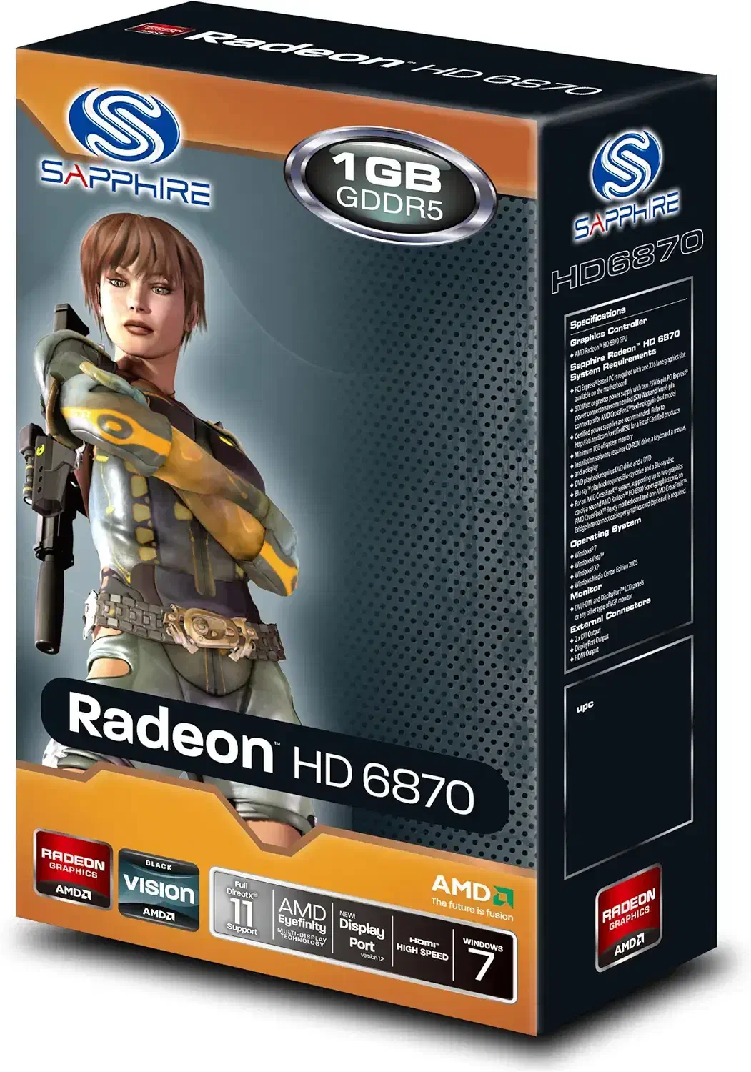 کارت گرافیک HD 6870 GDDR5 sapphire|قطعات و لوازم جانبی رایانه|تبریز, |دیوار