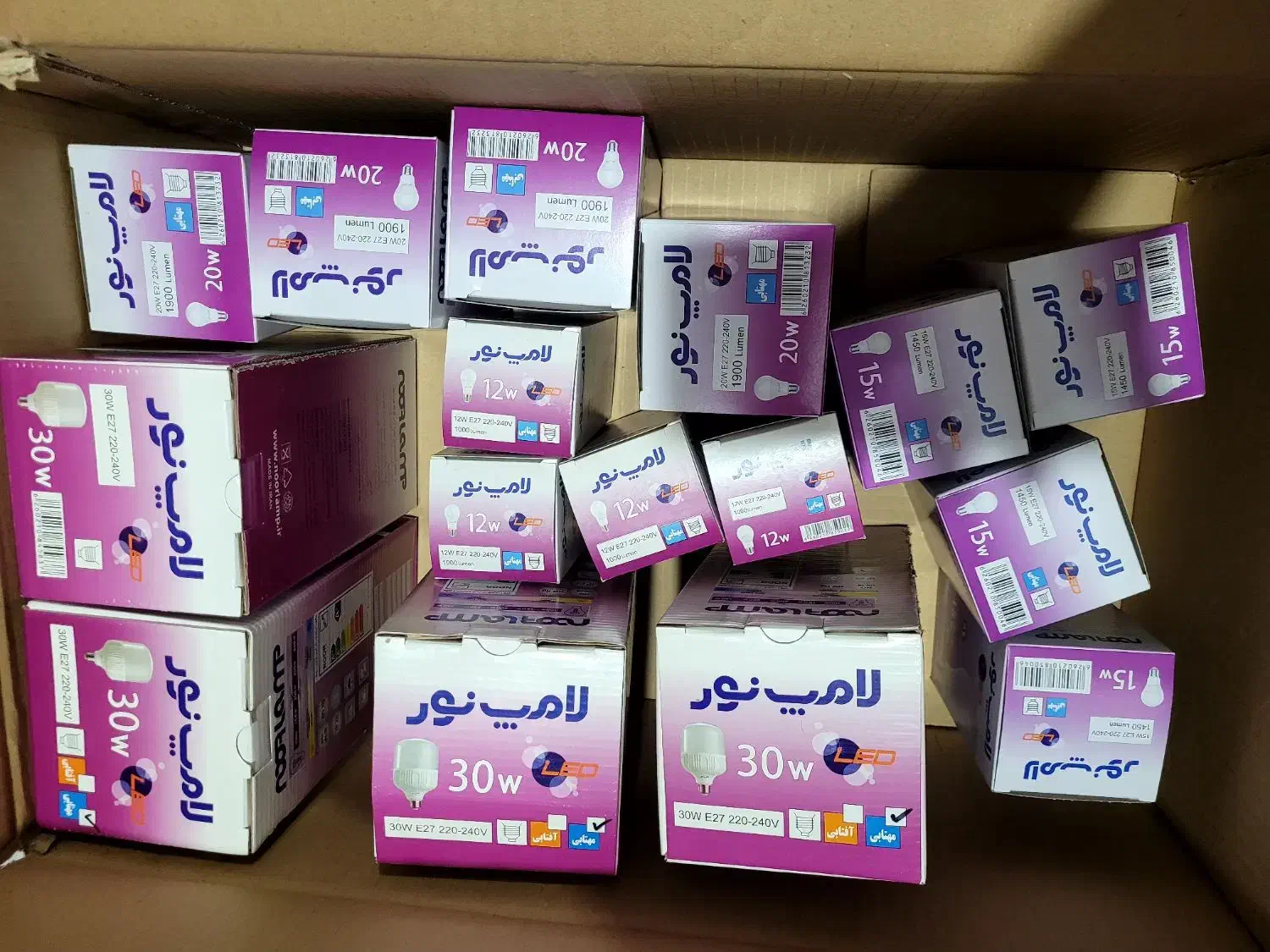 لامپ نور|لامپ و چراغ|امیدیه, |دیوار