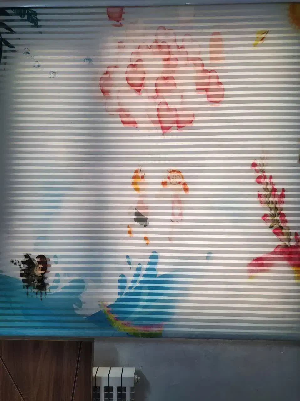 قالیچه و پرده اتاق کودک|فرش|اراک, |دیوار