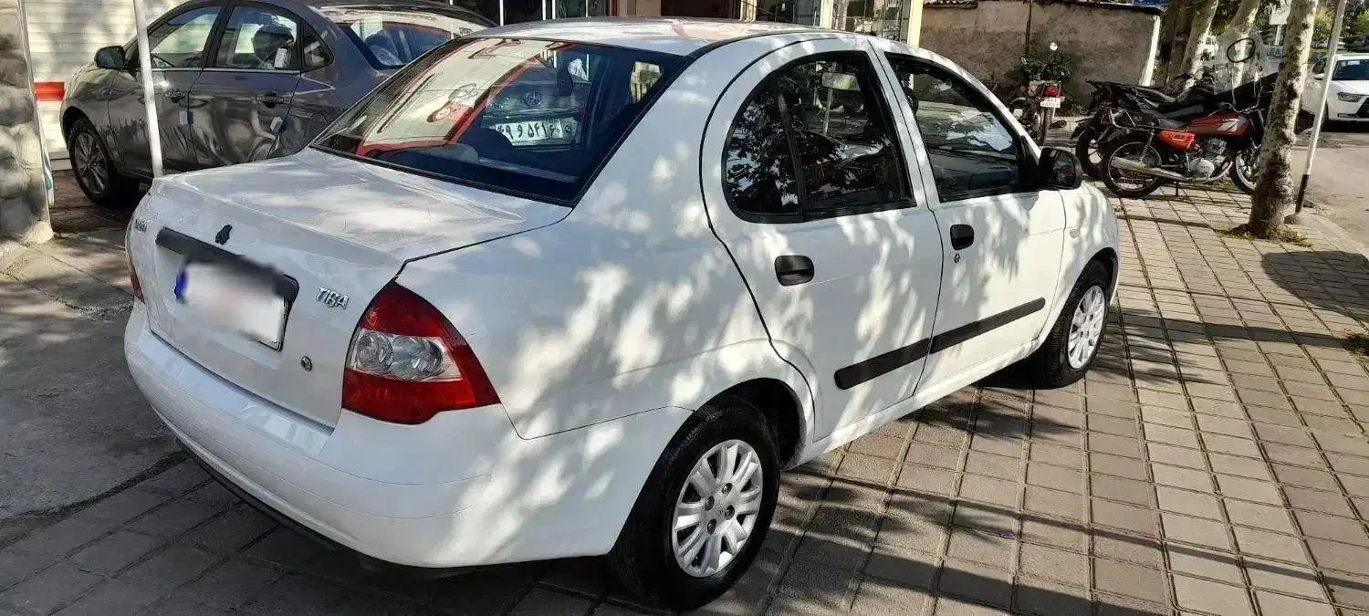 تیبا۱سفیدمدل۹۰سالم|خودرو سواری و وانت|خشکبیجار, |دیوار