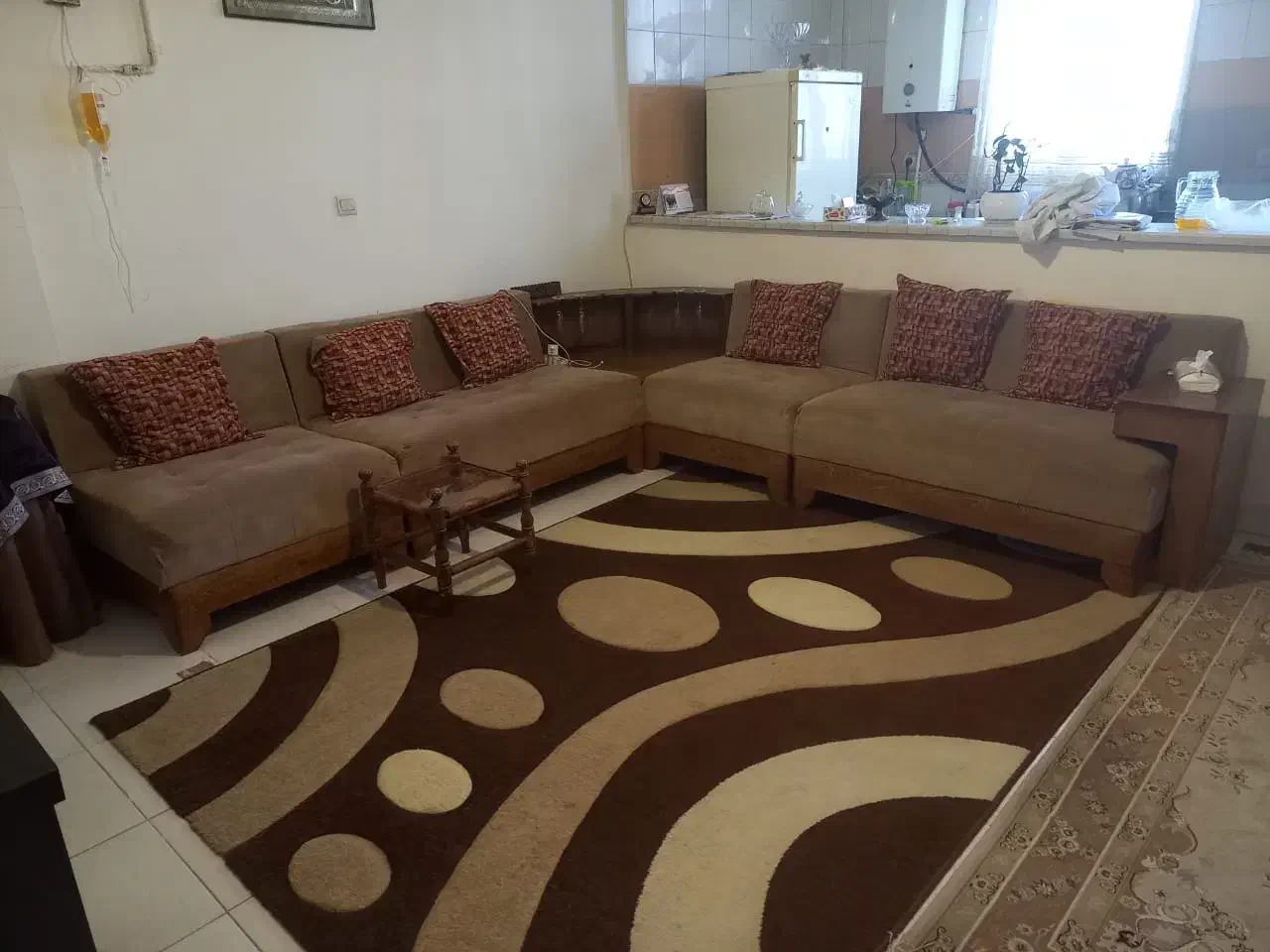 مبل ۷ نفره|مبلمان خانگی و میز عسلی|ماهدشت, |دیوار