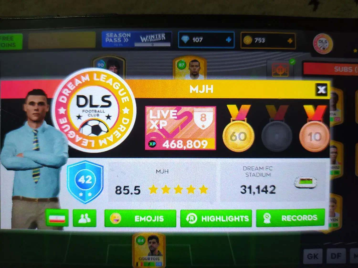 اکانت DLS|کنسول، بازی ویدئویی و آنلاین|قرچک, مهدیه|دیوار