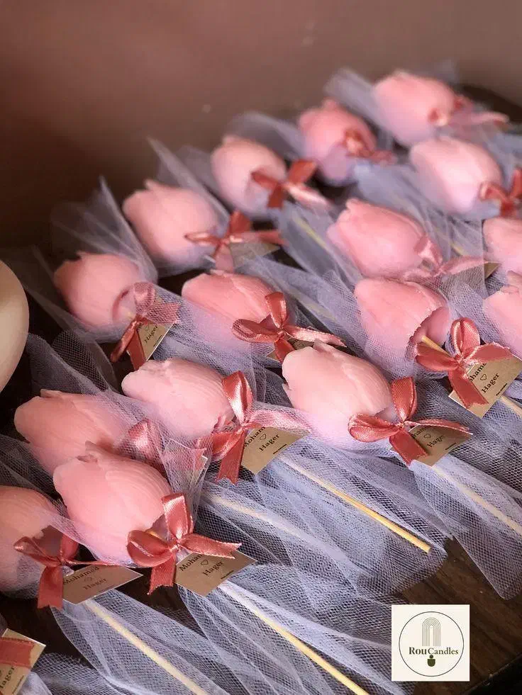 گیفت شمع گل لاله|صنایع دستی و سایر لوازم تزئینی|فردوس (خراسان), |دیوار