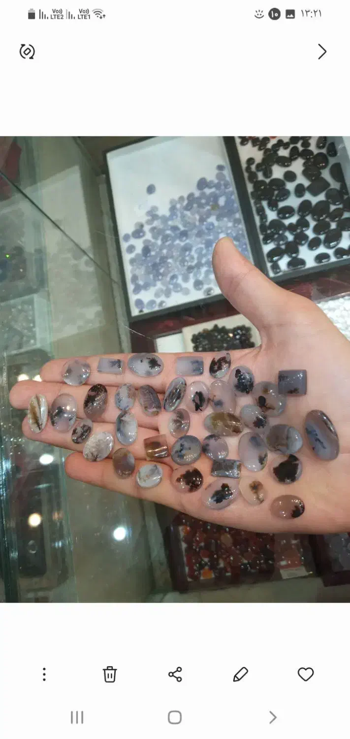 سنگ شجر و زمرد و یاقوت انواع سنگ موجود|جواهرات|شیراز, مسلم|دیوار