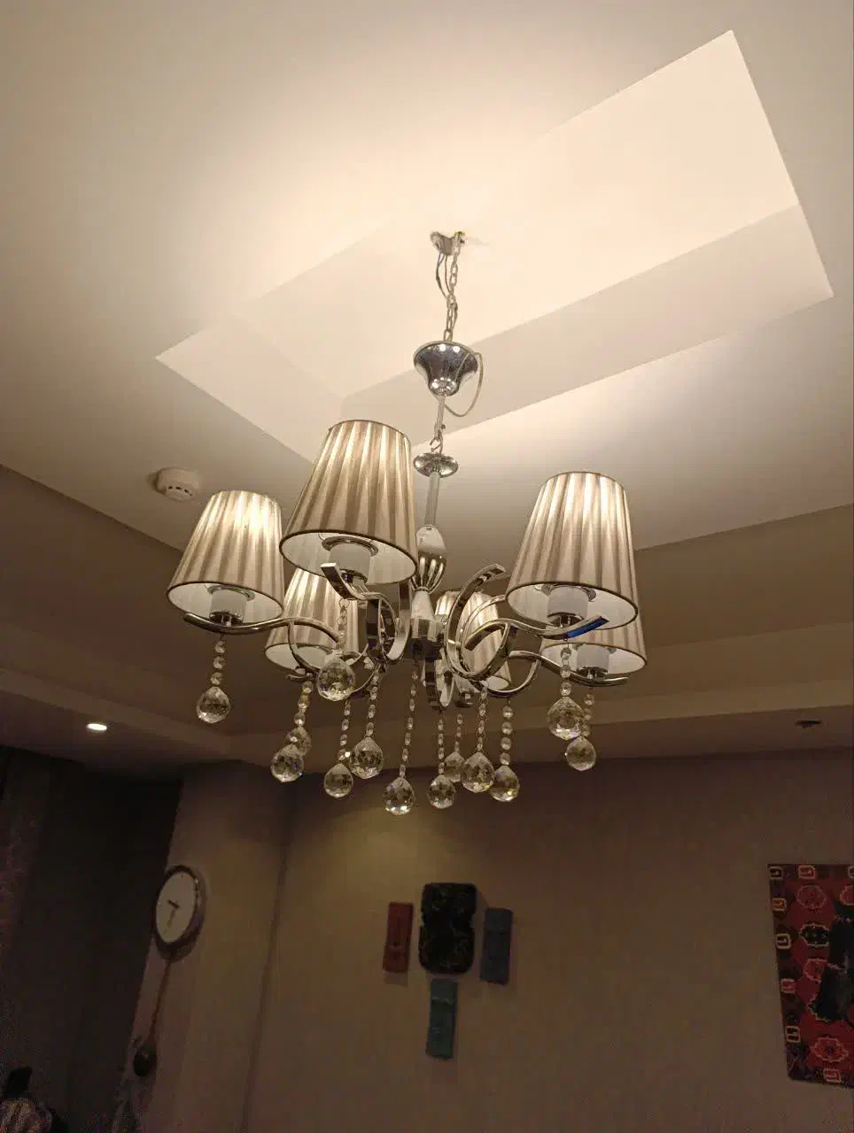 لوستر استیل ۶ شعله|لوستر و چراغ آویز|اندیشه, اندیشه فاز ۳|دیوار