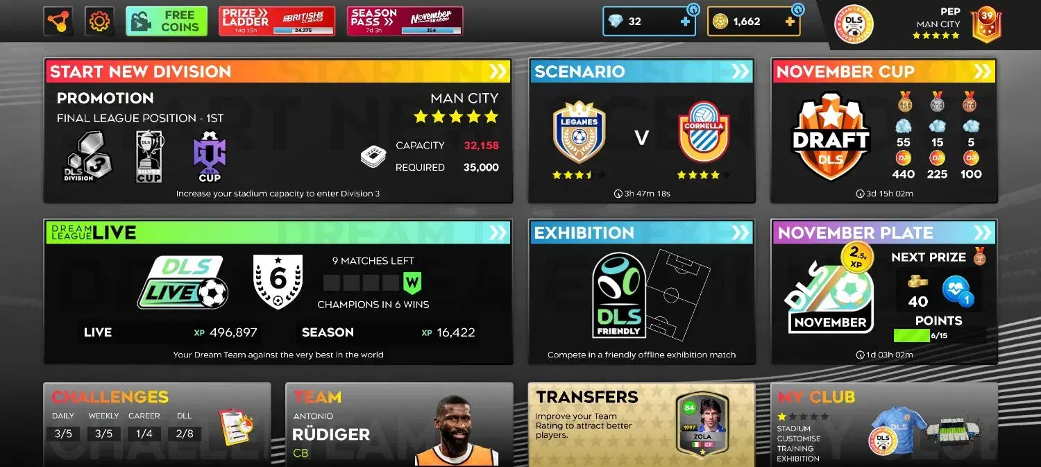 اکانت دریم لیگ ۲۰۲۵|کنسول، بازی ویدئویی و آنلاین|مشهد, آزادشهر|دیوار