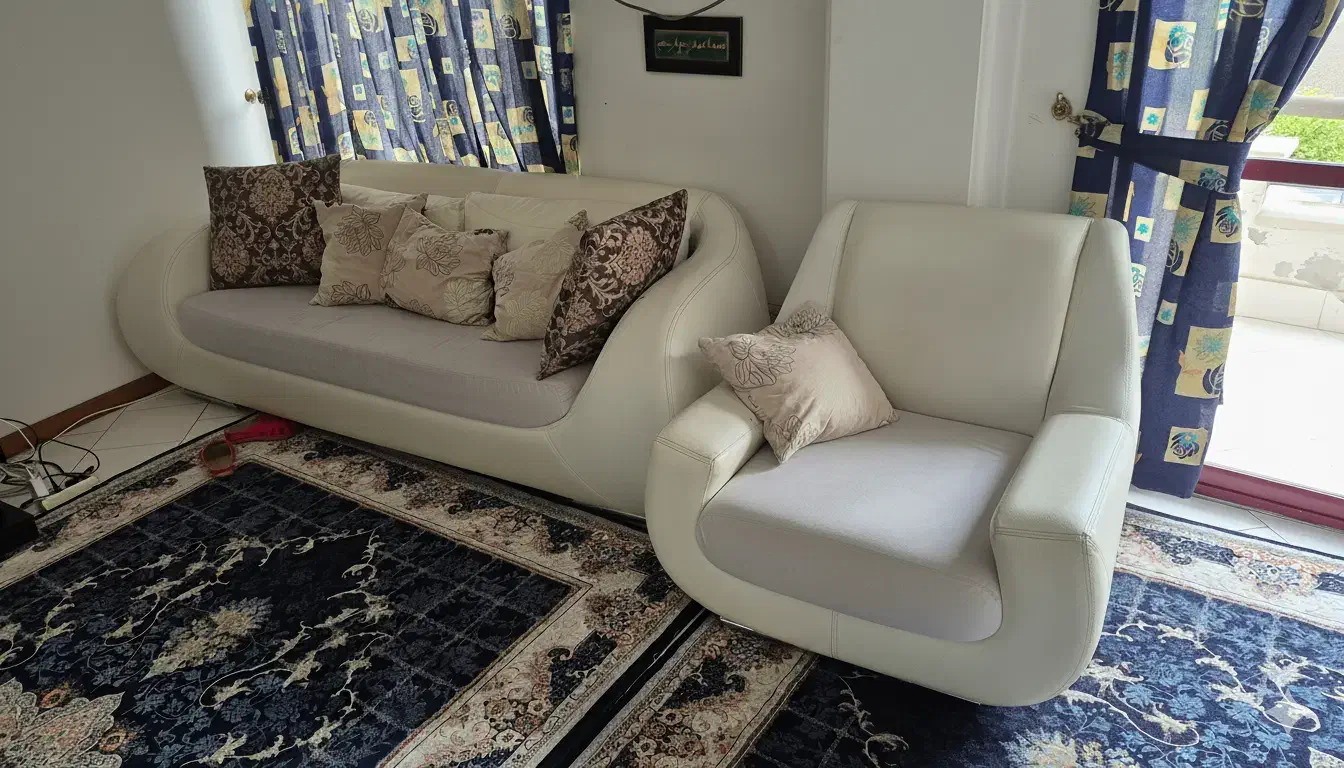 مبل ۷ نفره و میز ناهارخوری ۸ نفره ترک اصل|مبلمان خانگی و میز عسلی|نوشهر, |دیوار