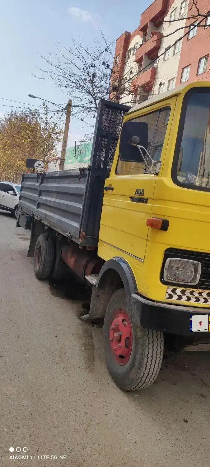 خاور مدل ۵۰ بقل بازشو رنگ زرد قناری|خودرو سنگین|صفادشت, |دیوار