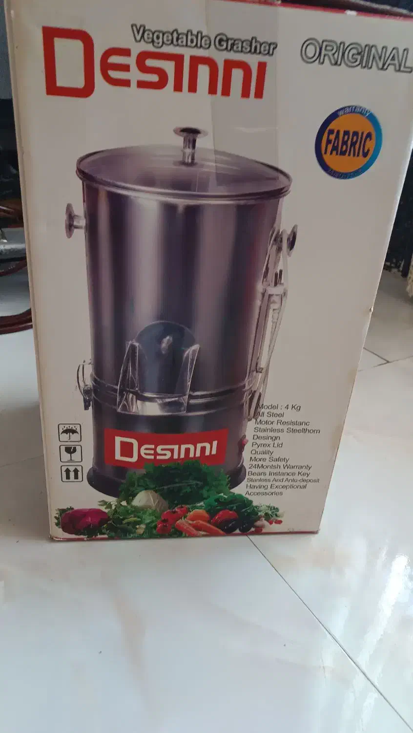 سبزی خوردکن ۴کیلو دسینی آکبند|خردکن، آسیاب، غذاساز|هشتگرد, فاز ۱ مهستان|دیوار