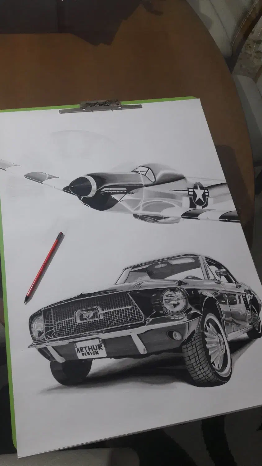 طراحی ماشین|تابلو، نقاشی، عکس|تهران, زرکش|دیوار