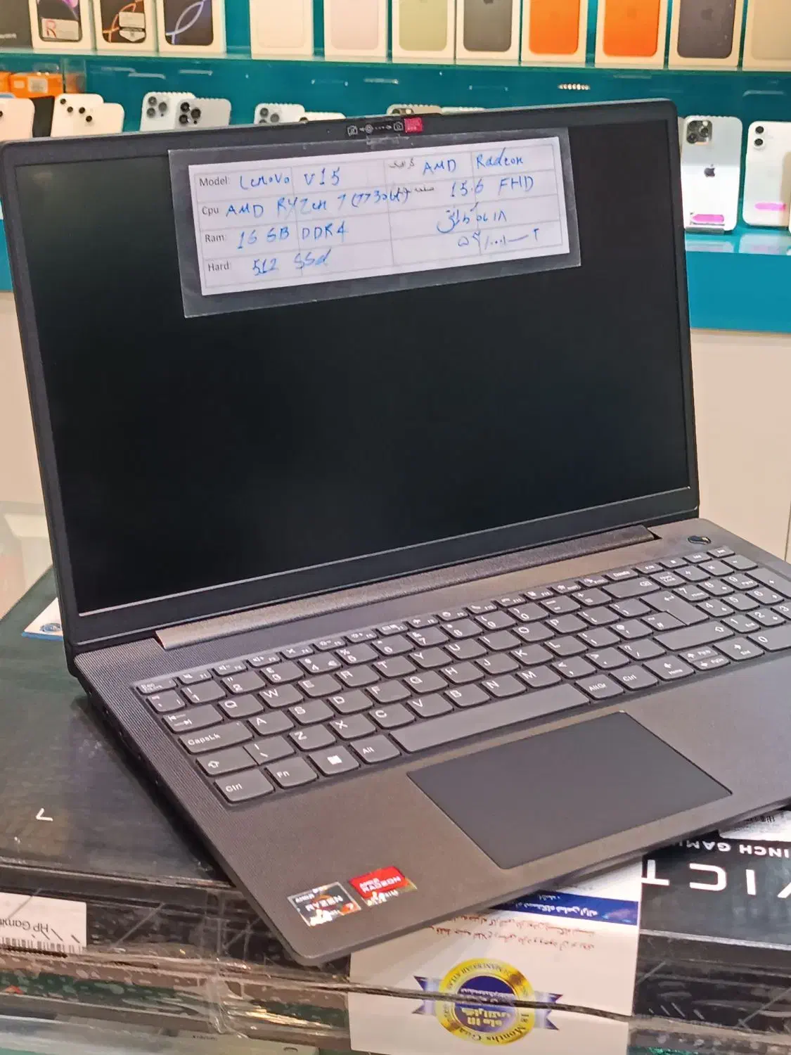 لپتاپ Lenovo V15 Ryzen 7 سریع قدرتمند و خوشقیمت|رایانه همراه|مشهد, رضاشهر|دیوار
