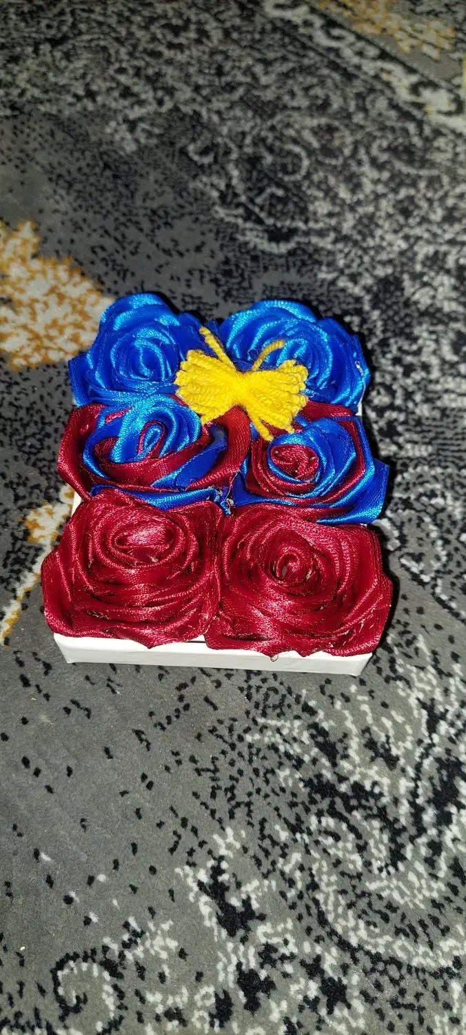 گل روبانی در رنگهای متنوع|صنایع دستی و سایر لوازم تزئینی|لنگرود, |دیوار