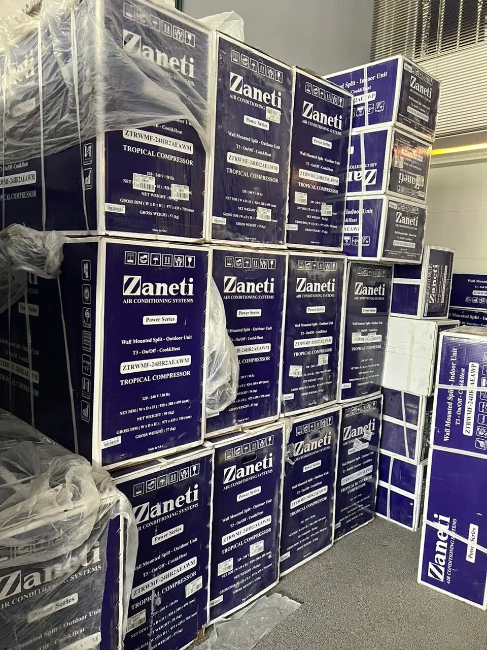 پخش و فروش کولرگازی/کولر گازی زانتی هایسنس در مشهد|کولر گازی و فن‌کوئل|مشهد, جاهد شهر|دیوار