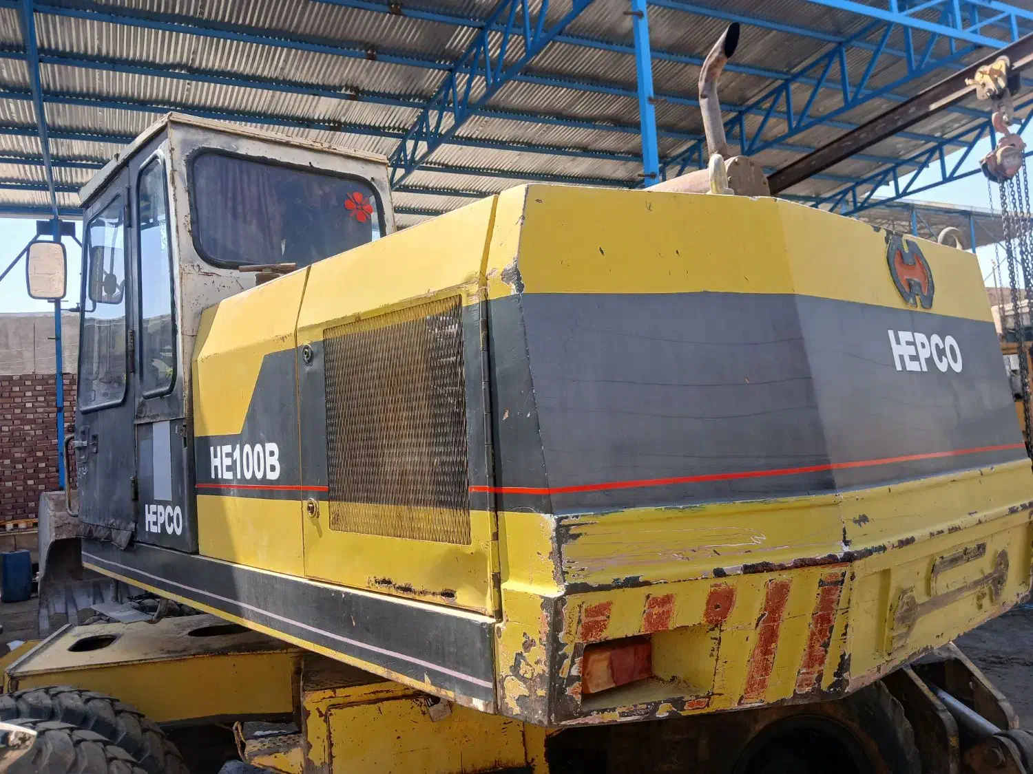 فروش نقدی بیل مکانیکی هپکو لاستیکی|خودرو سنگین|کرمان, |دیوار