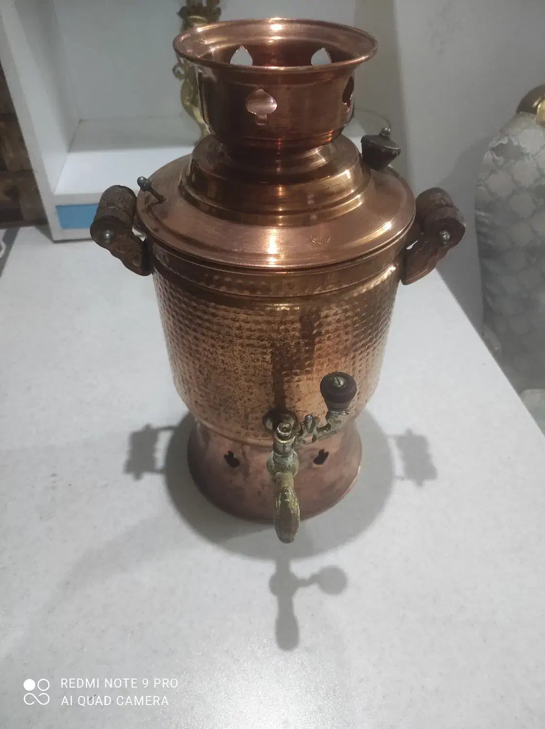 کتری مسی|قوری، کتری، قهوه‌ساز دستی|تهران, شهرک فردوس (حسینی)|دیوار