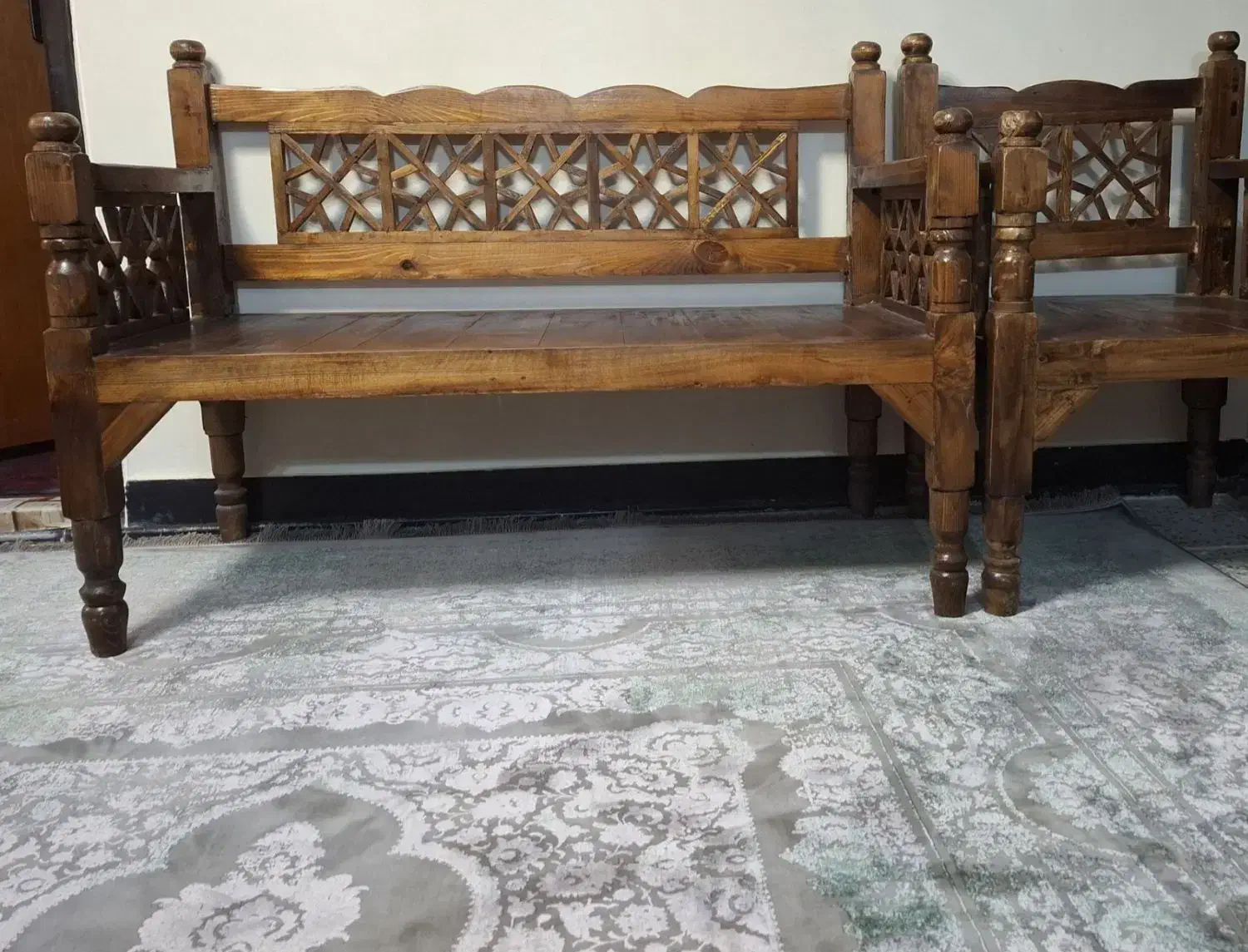 مبل سنتی ۷ نفره|مبلمان خانگی و میز عسلی|کوهدشت, |دیوار