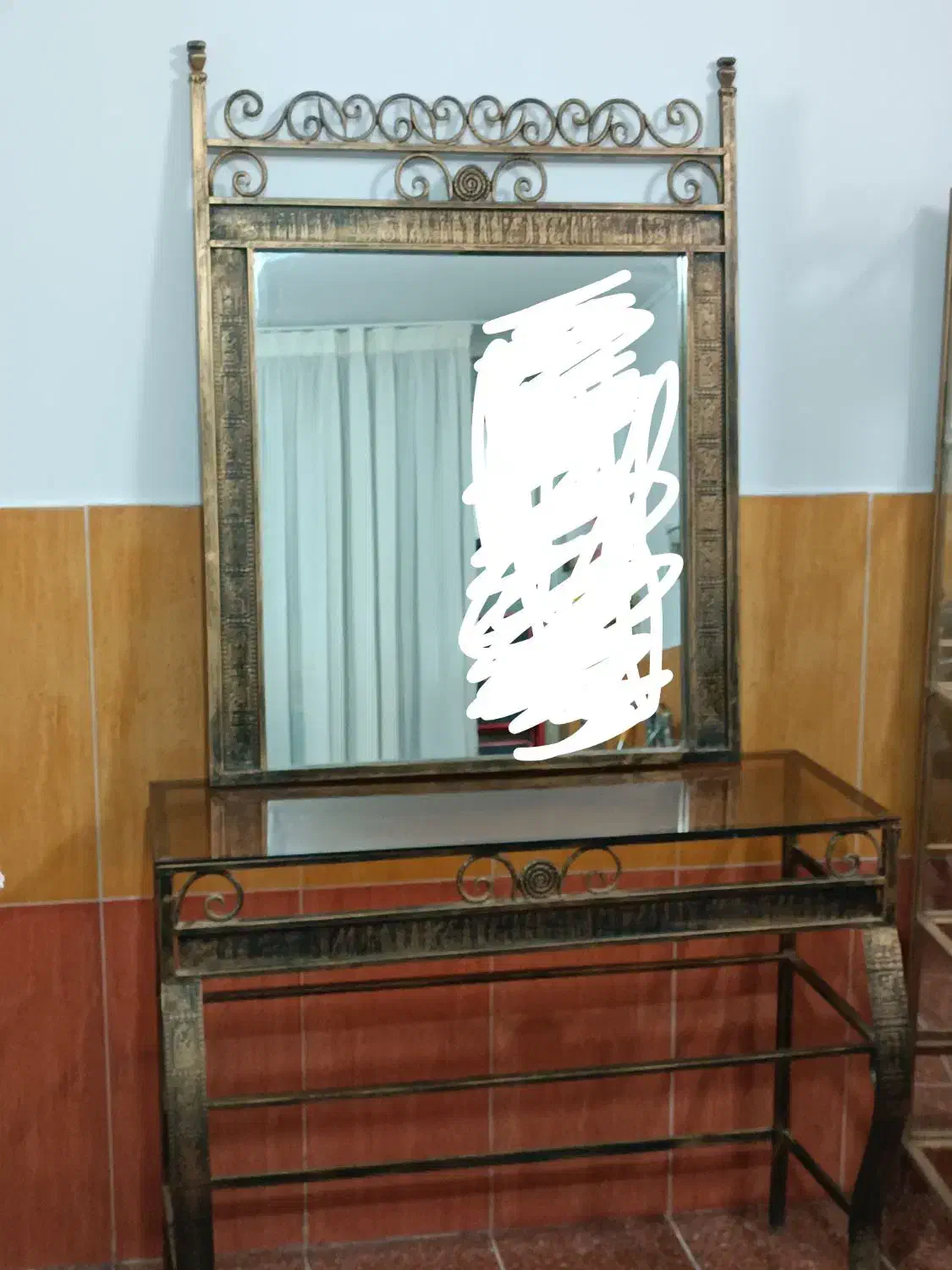 آیینه کنسول و بوفه|بوفه، ویترین، کنسول|اراک, |دیوار