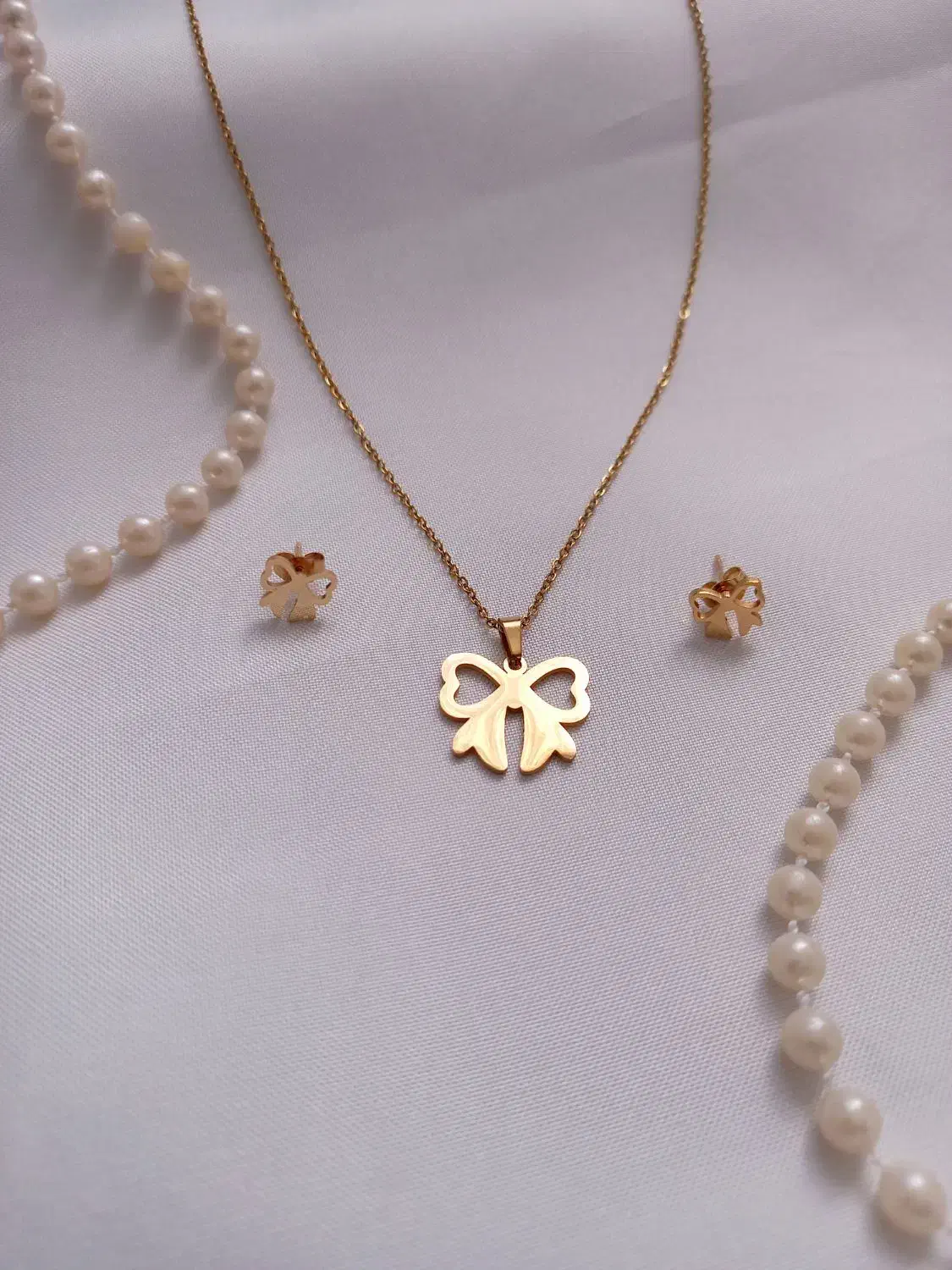 نیم ست استیل با مدل های مختلف و بهترین کیفیت|جواهرات|اراک, |دیوار