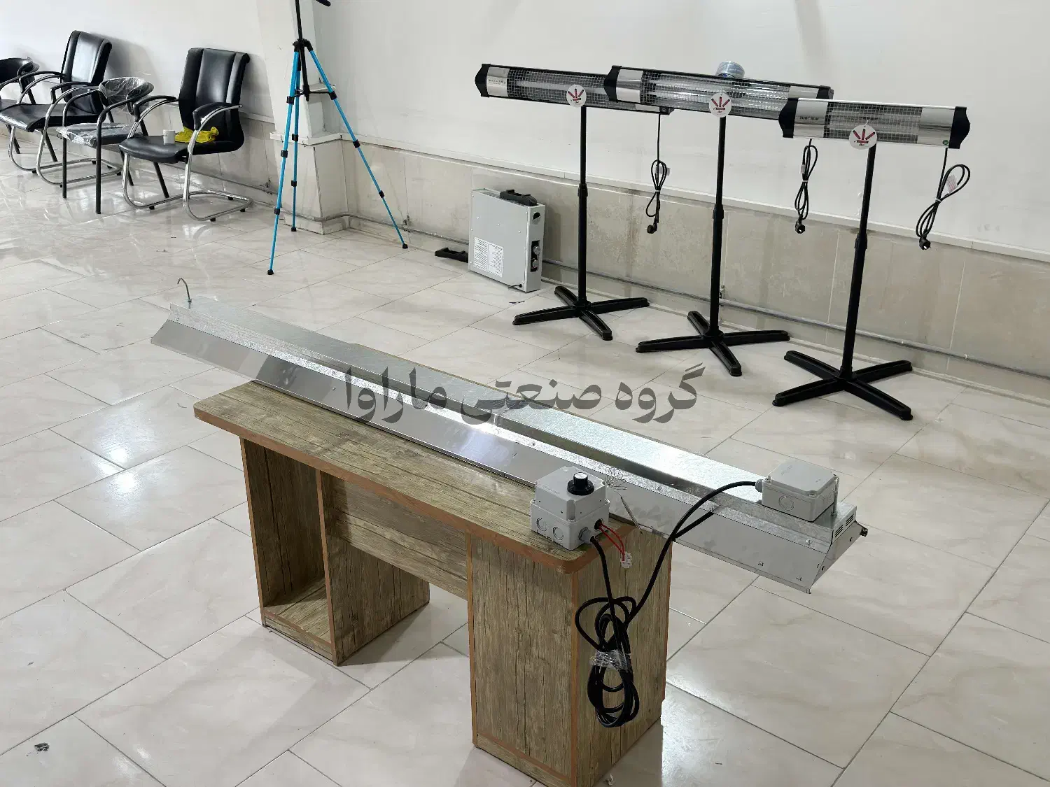 بخاری برقی تابشی ایستاده هیتر تک لامپ 2600 وات|بخاری، هیتر، شومینه|شهرکرد, |دیوار