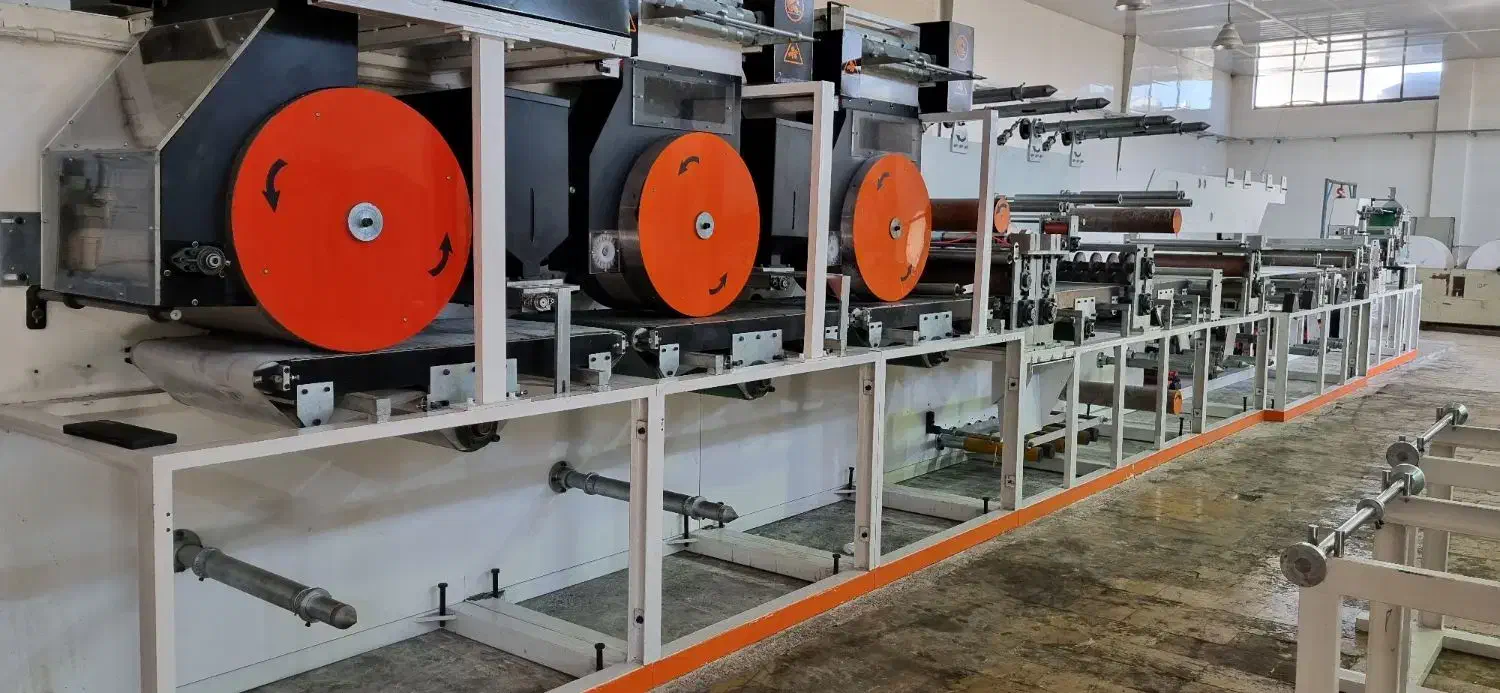 ساخت و راه اندازی خطوت نوار بهداشتی بالدار.|ماشین‌آلات صنعتی|خمینی‌شهر, |دیوار