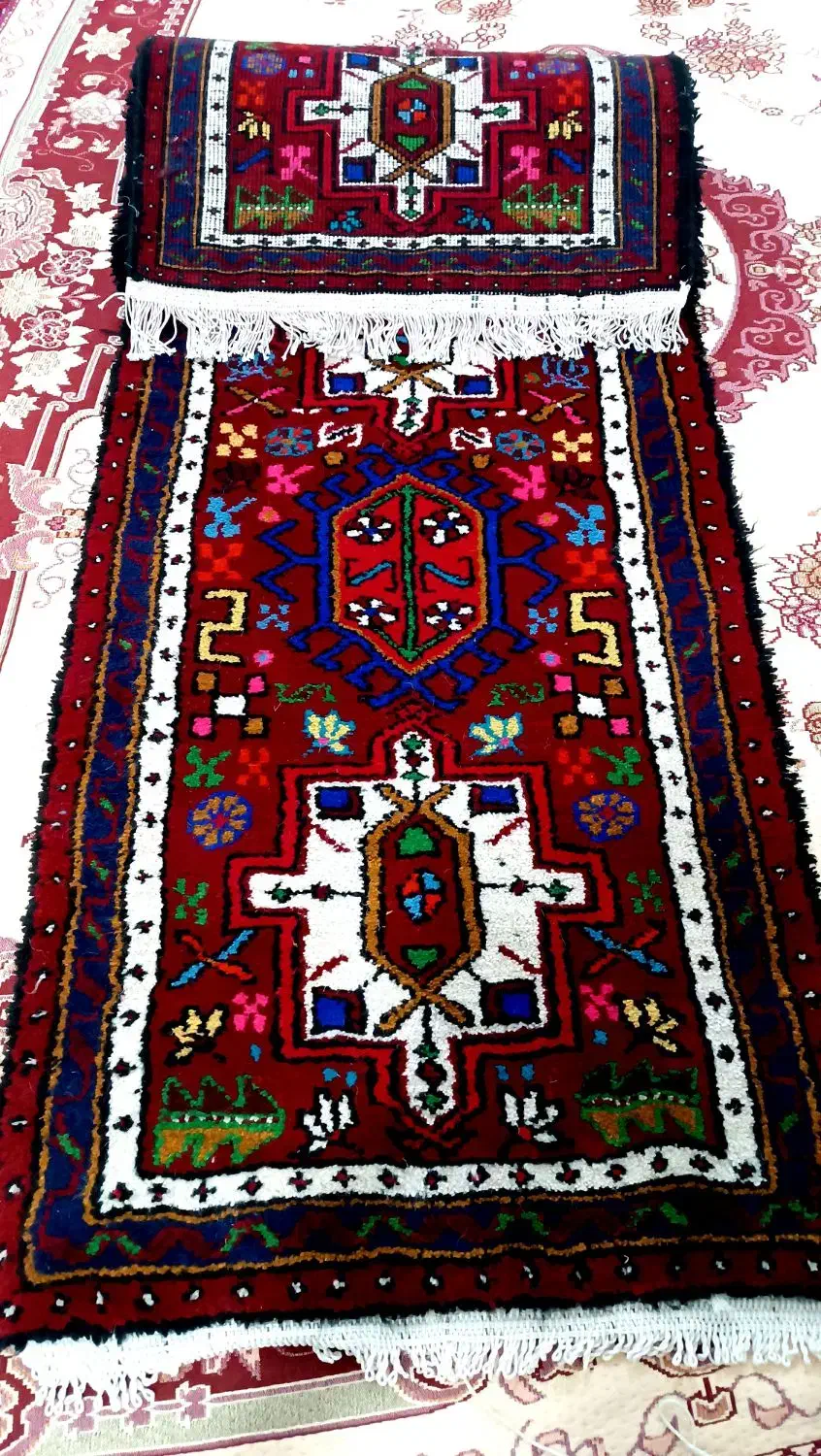 فرش دستبافت کناره تازه بافته شده ۷۷در ۲۱۰|فرش|تبریز, |دیوار