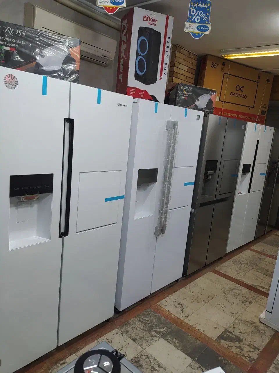 سایدبای‌ساید‌اسنوا‌مدل‌2034فوت32|یخچال و فریزر|تهران, تهرانپارس غربی|دیوار