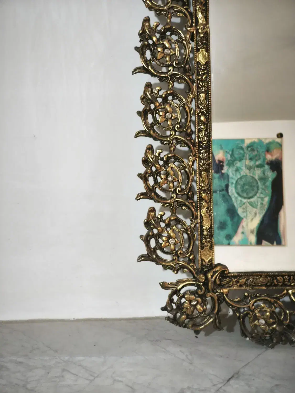 آینه ی فلزی بسیار شیک|آینه|نجف‌آباد, فرخی|دیوار