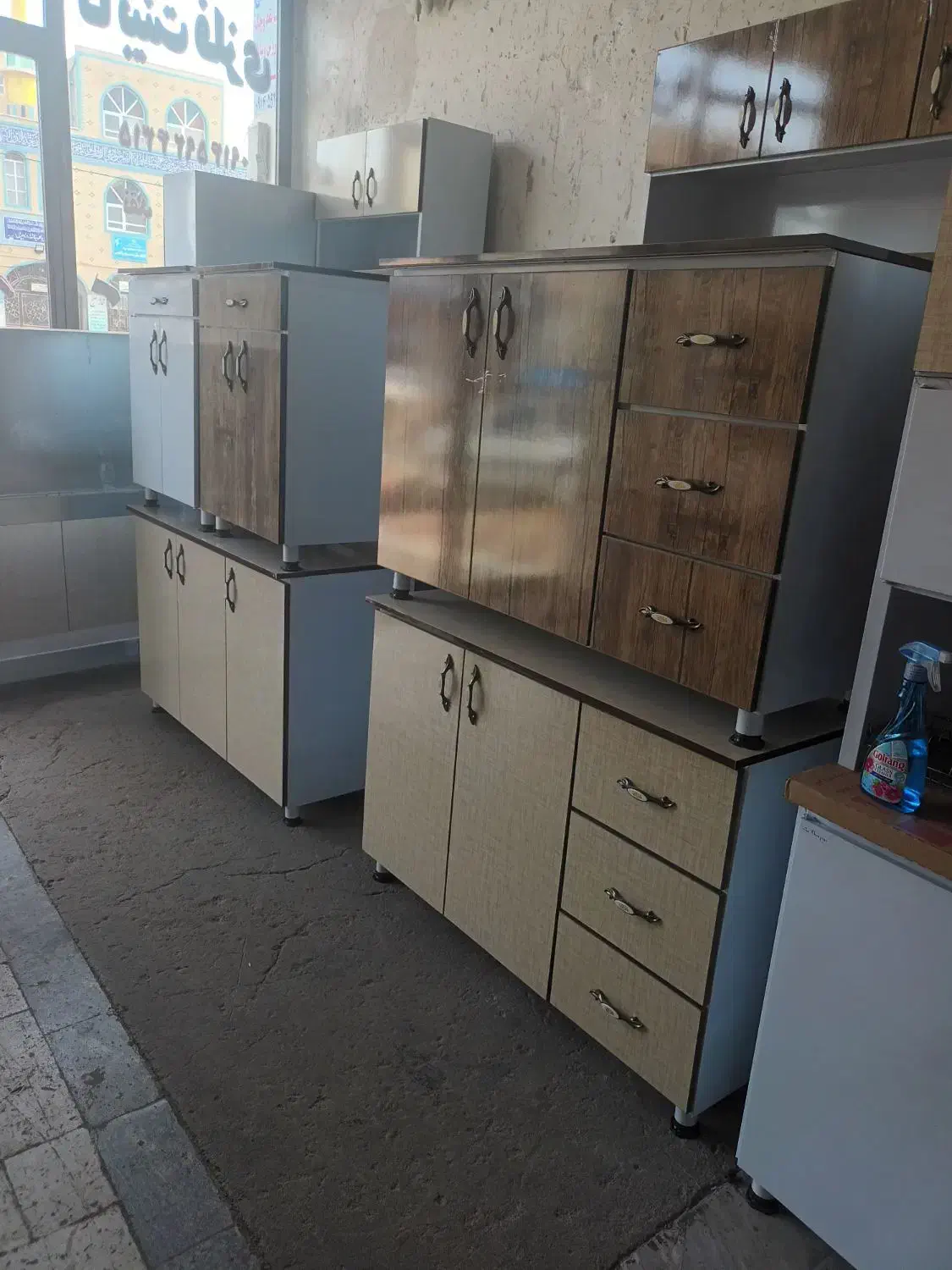 کابینت  گالوانیزه ودرب چوبی|مصالح و تجهیزات ساختمان|اردبیل, |دیوار