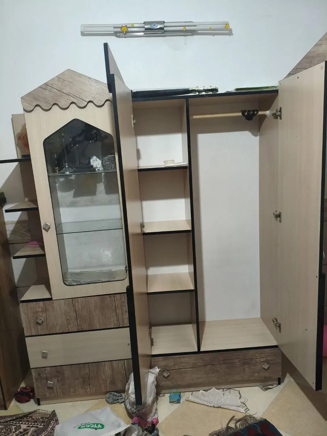 کمد کودک|جاکفشی، کمد، دراور|کرمان, |دیوار