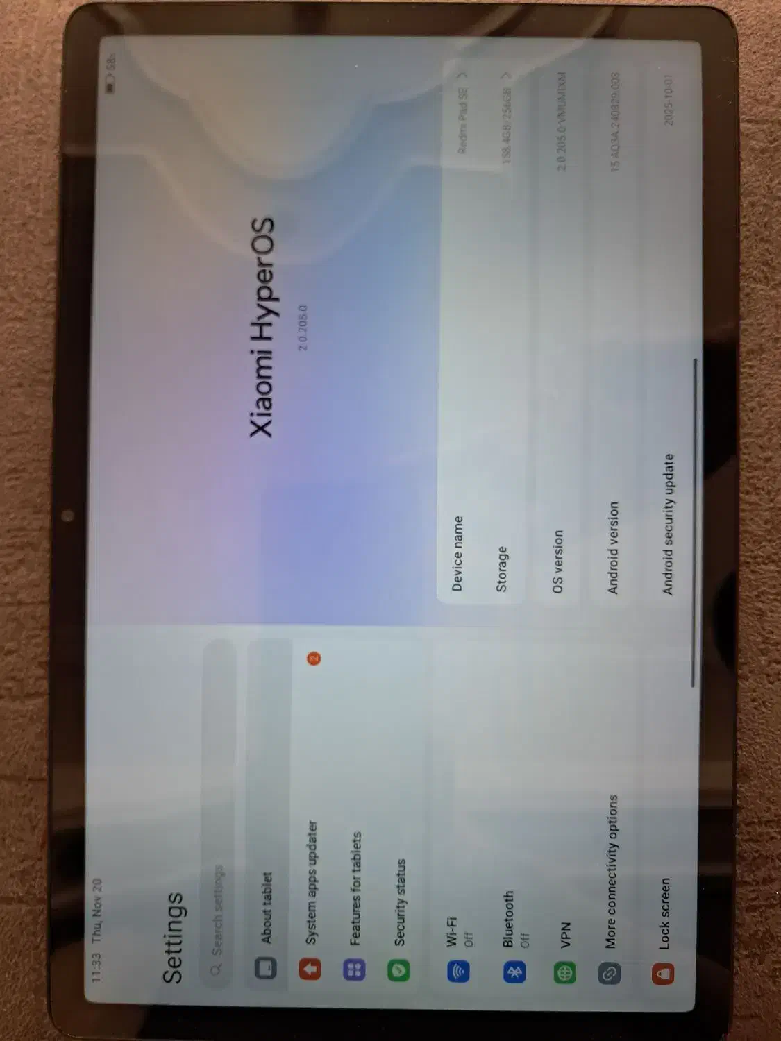 تبلت شیائومی  pad SE رام ۸ حافظه ۲۵۶|تبلت|بیرجند, |دیوار