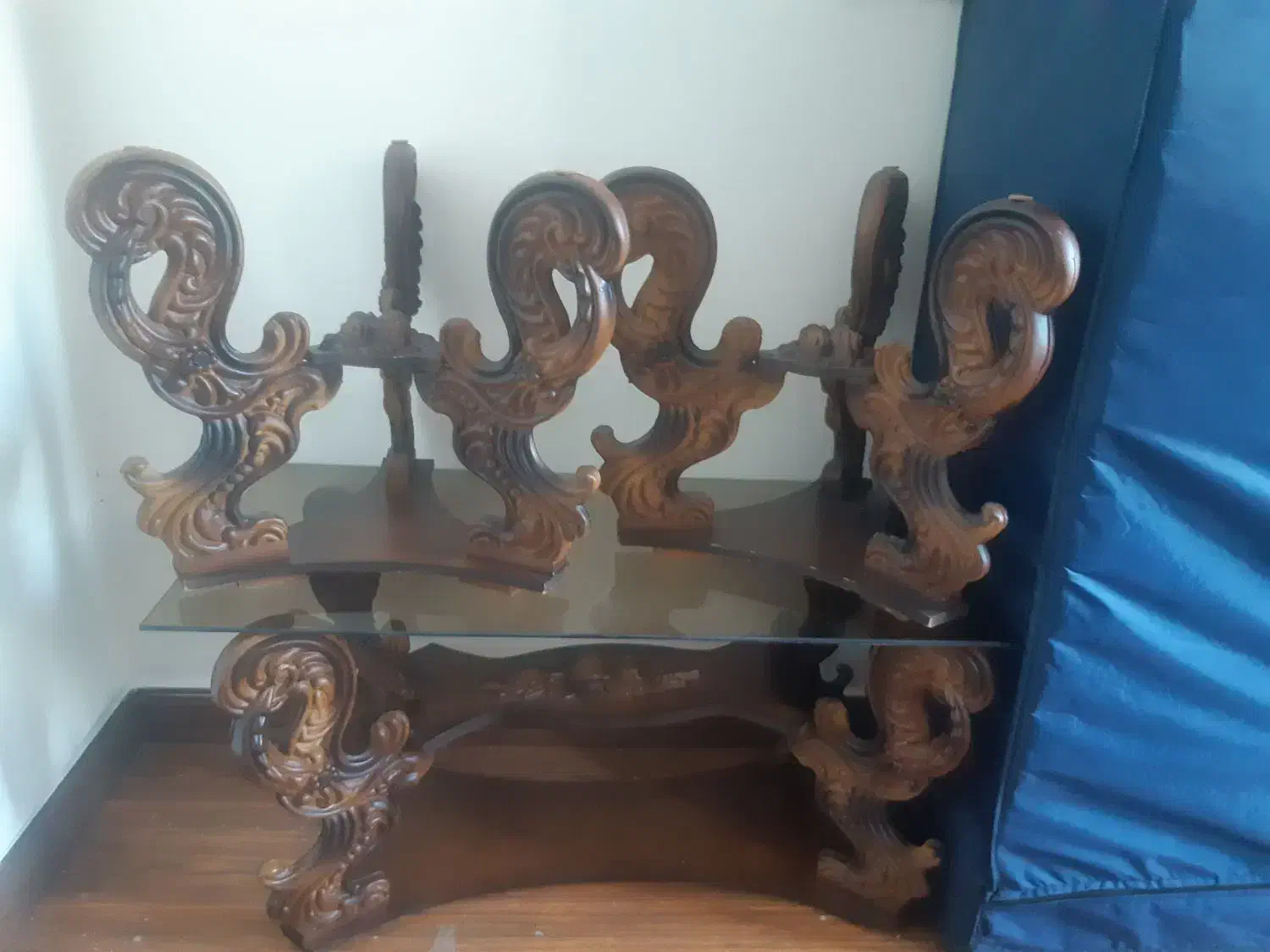 میز جلو مبلی با ۲ عدد عسلی|مبلمان خانگی و میز عسلی|اندیشه, اندیشه فاز ۱|دیوار