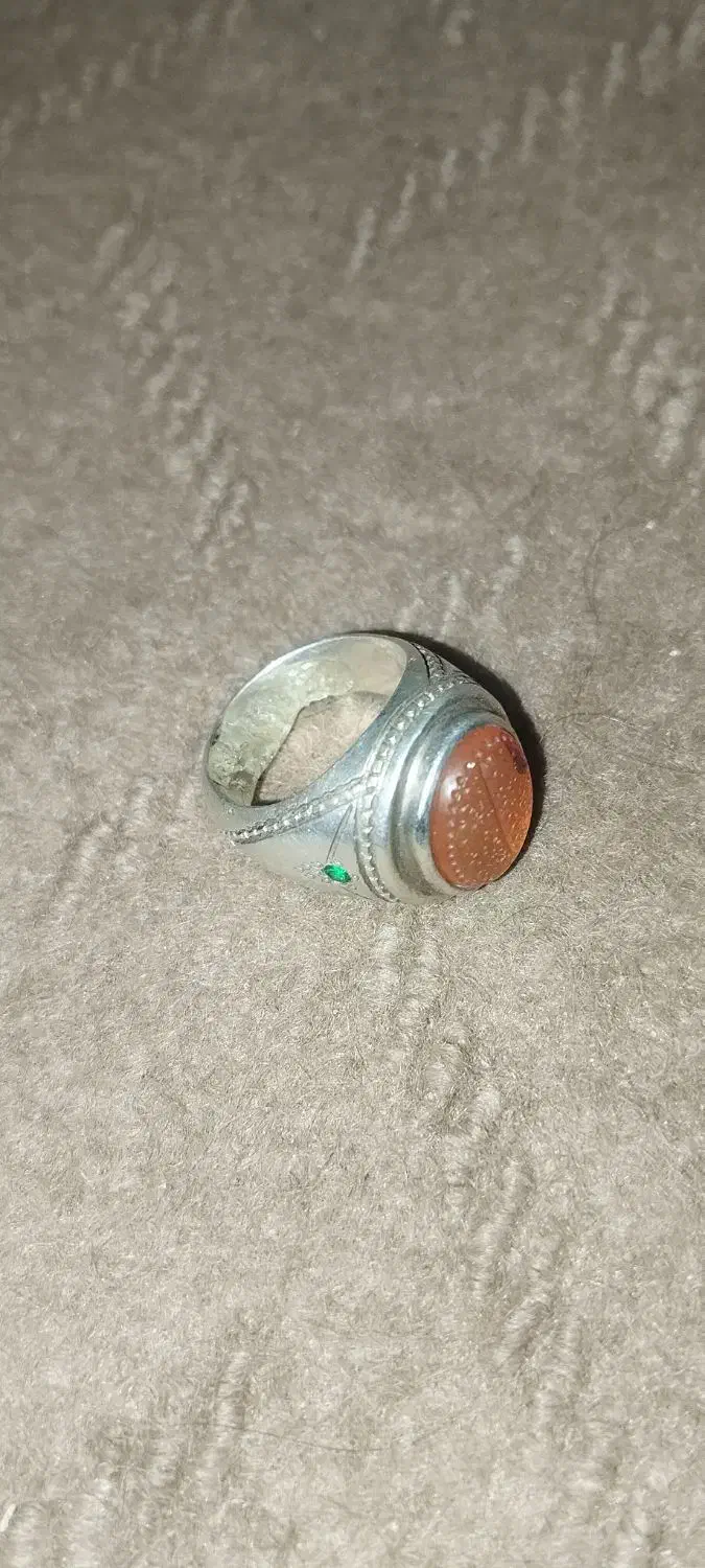 انگشترعقیق یمن حکاکی|جواهرات|خمینیشهر, |دیوار