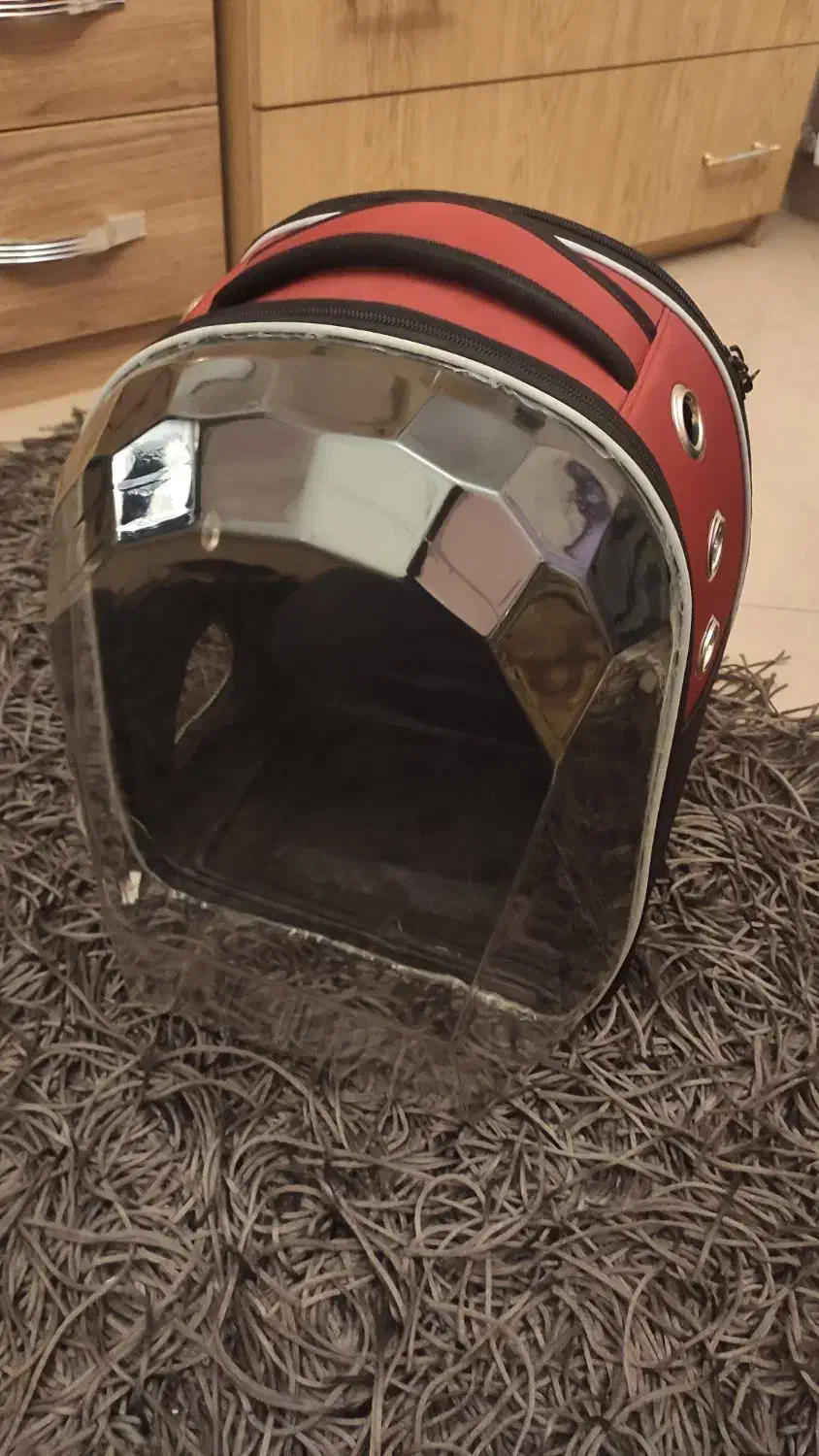 کوله پشتی آکاردئونی حمل گربه|لوازم جانبی حیوانات|تهران, کوی بیمه|دیوار