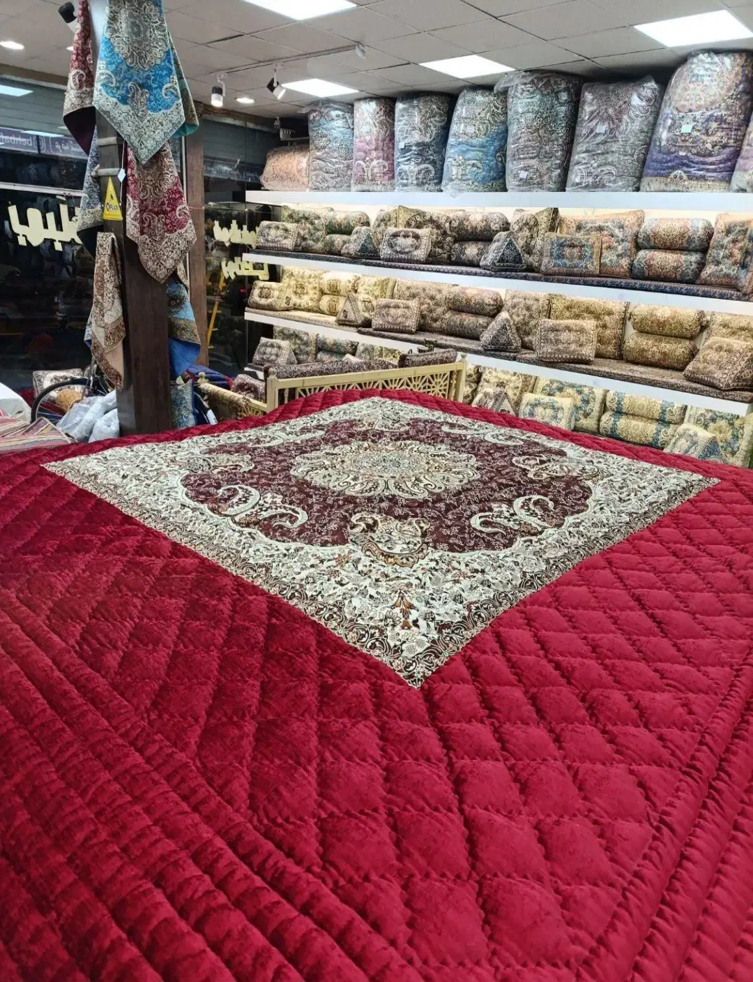 لحاف کرسی پشمی مدل سالام ابعاد 3.5 در 3.5 متر مربع|رختخواب، بالش، پتو|تهران, شهرک ولیعصر جنوبی|دیوار