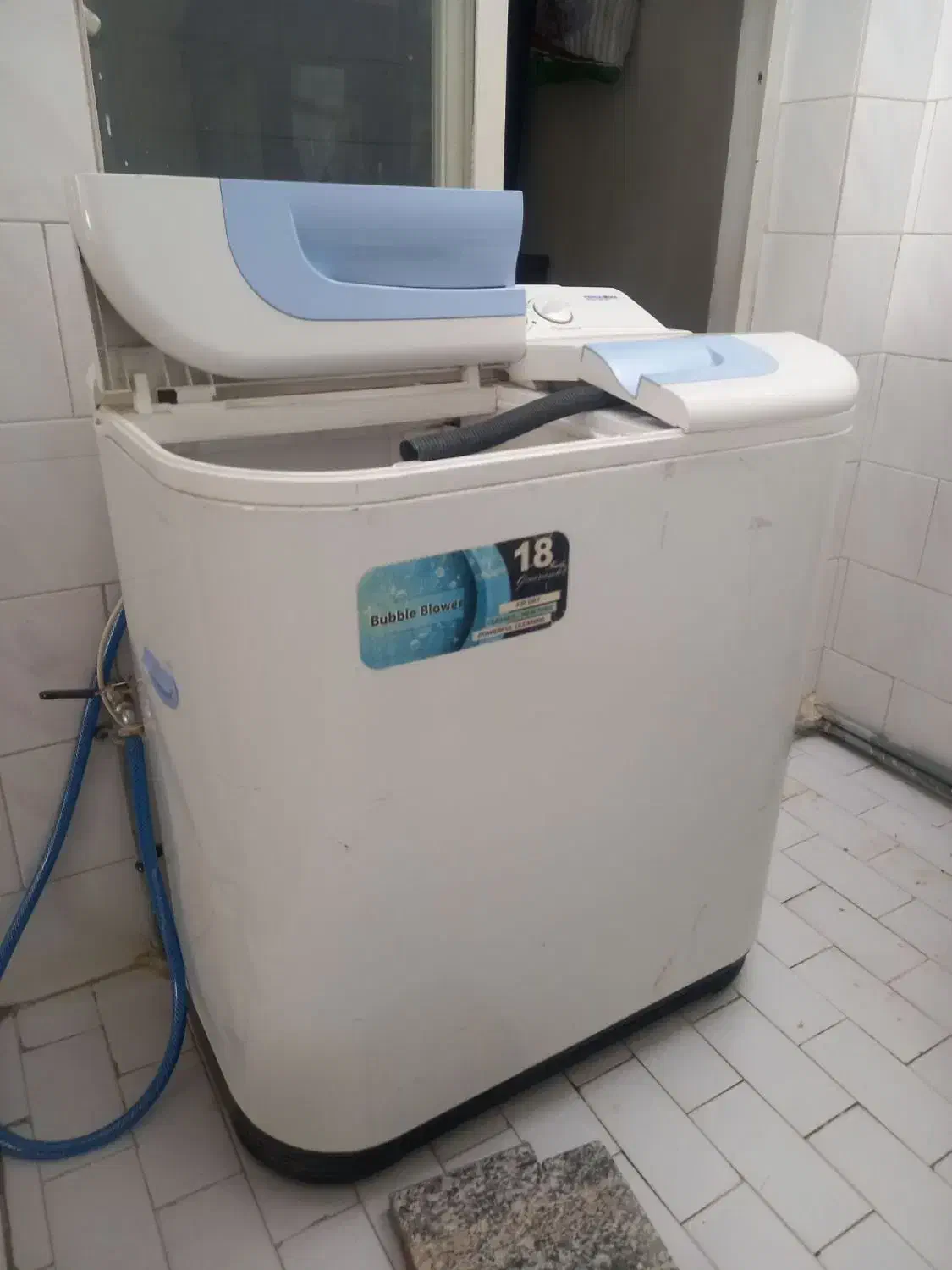 ماشین لباسشویی سطلی 10کییلویی|ماشین لباسشویی و خشککن لباس|نهاوند, |دیوار