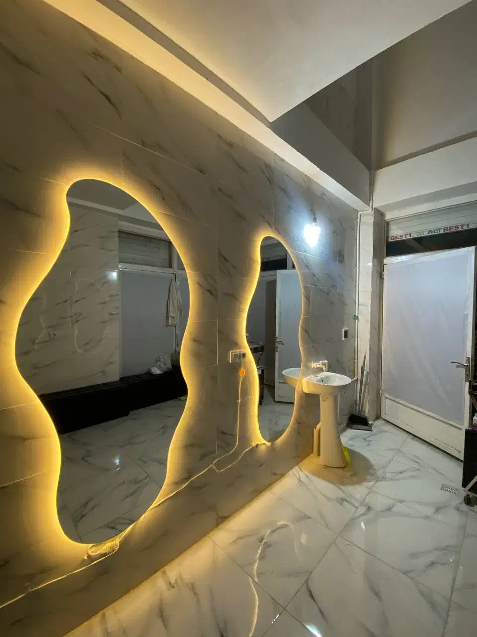 آینه سالن پذیرایی کد ۲۱|آینه|ایلام, |دیوار