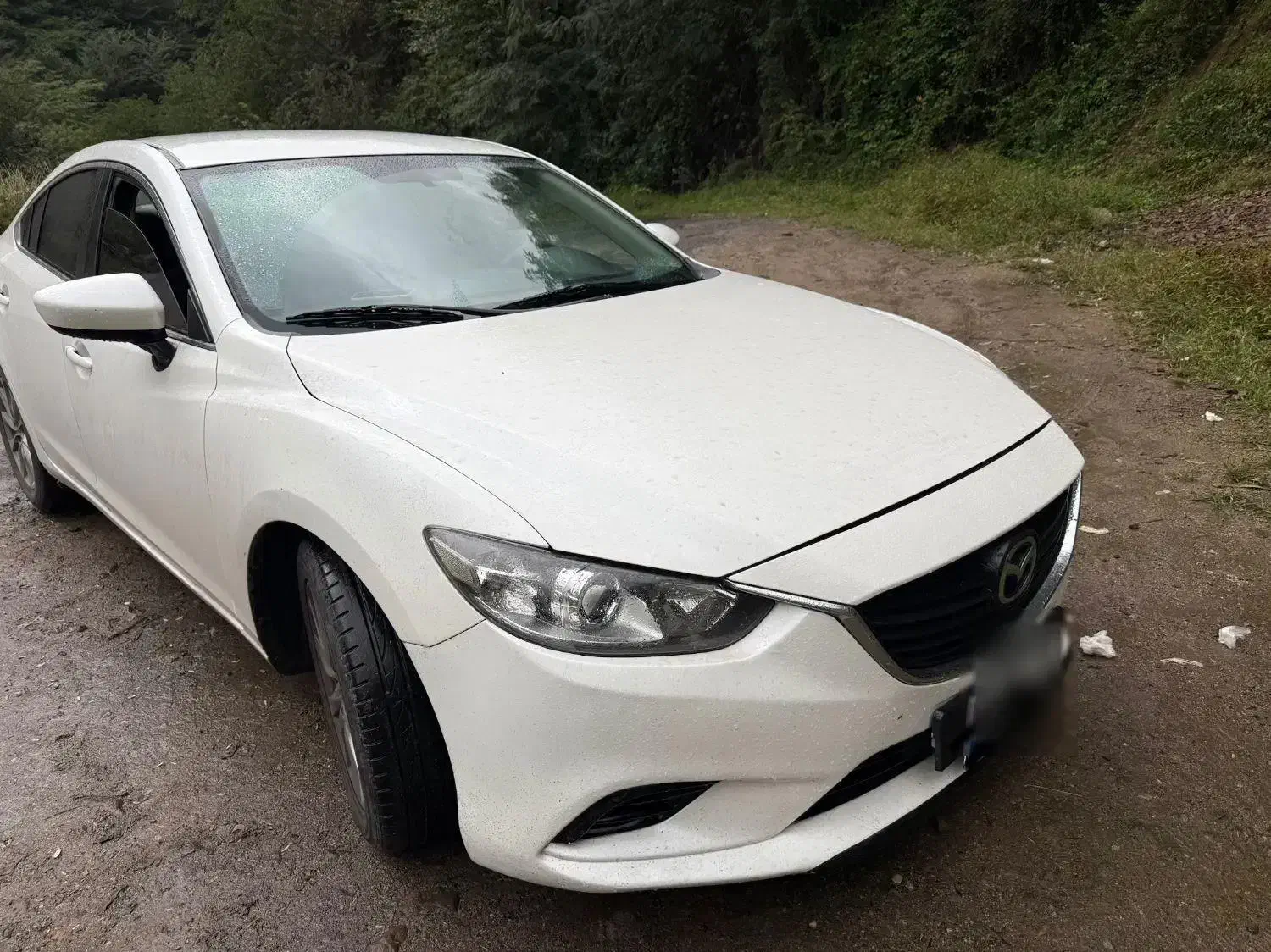 ماشین عروس مزدا6 سفید|خودرو اجارهای|رشت, گلسار|دیوار