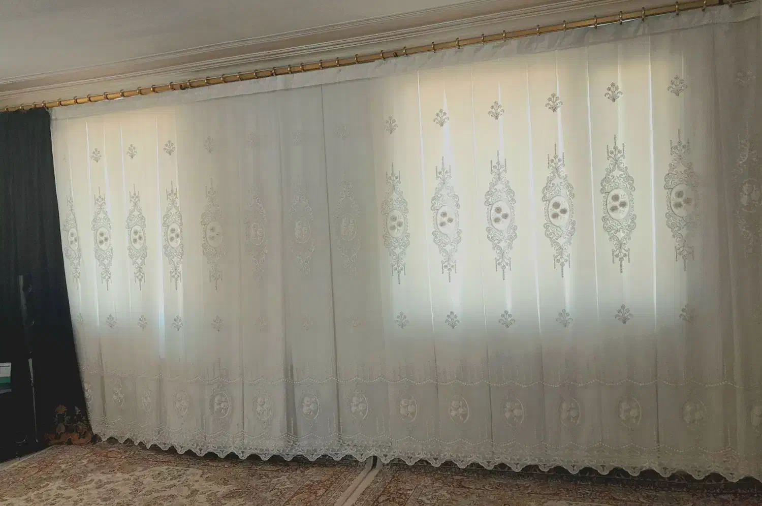 پرده سه بعدی پذیرایی|پرده، رانر، رومیزی|ری, فیروزآبادی|دیوار