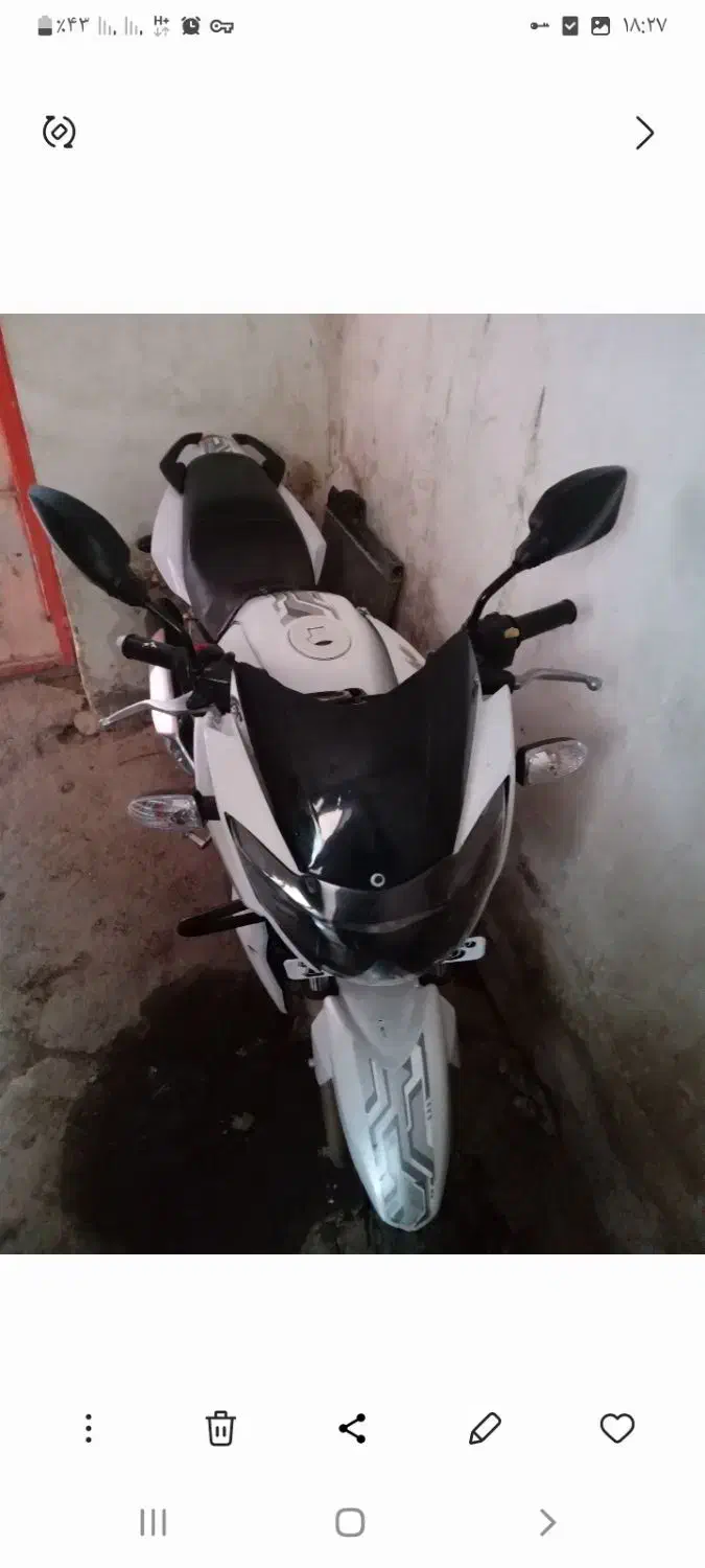 موتور آپاچی مدل ۹۰تمیز فقط پول لازم|موتورسیکلت|سنقر, |دیوار