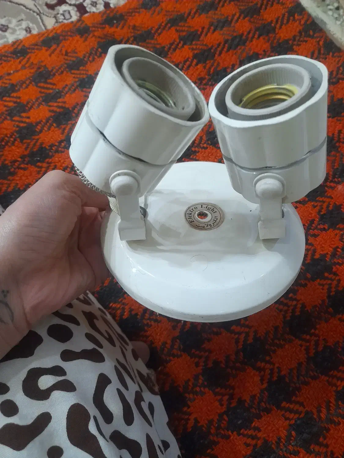 جالامپی سقفی دوتایی|لامپ و چراغ|اهواز, شریعتی جنوبی|دیوار